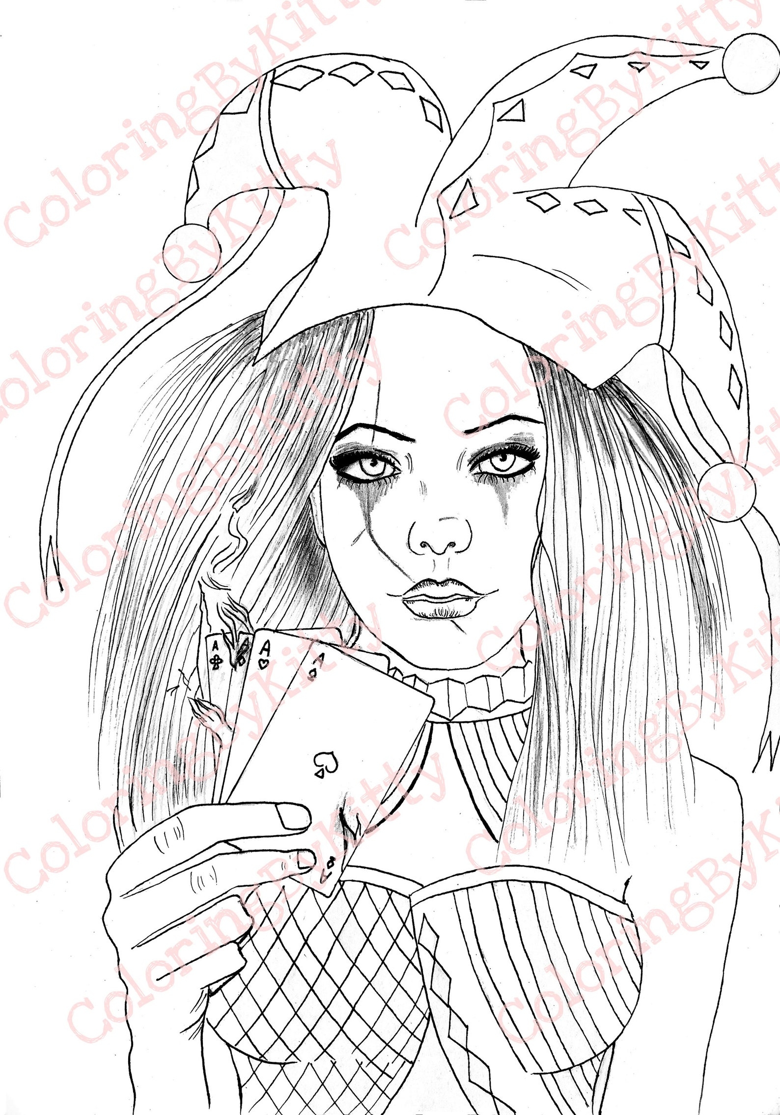 Printable Gothic Coloring Pages