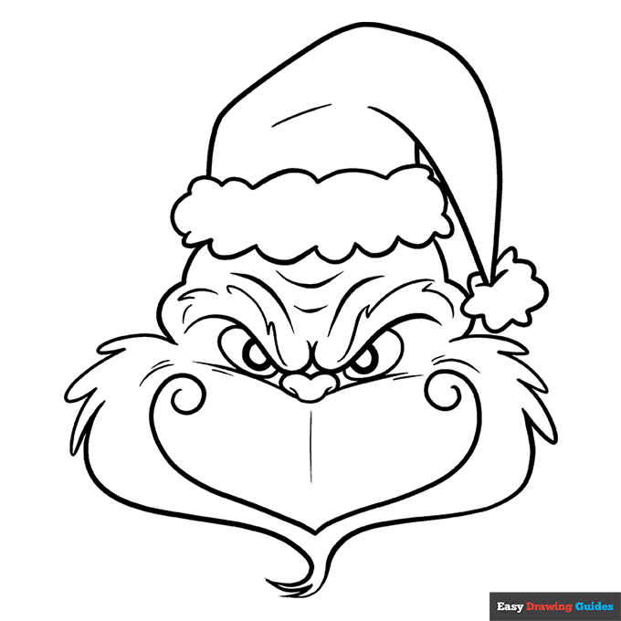 Printable Grinch Face Pdf Printable Grinch Face Pdf