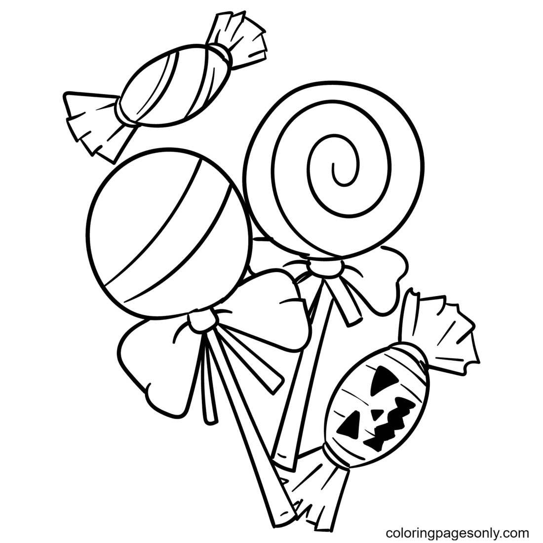 Printable Halloween Candy Coloring Page Free Printable Coloring Pages Printable Halloween Candy Coloring Page Free Printable Coloring Pages