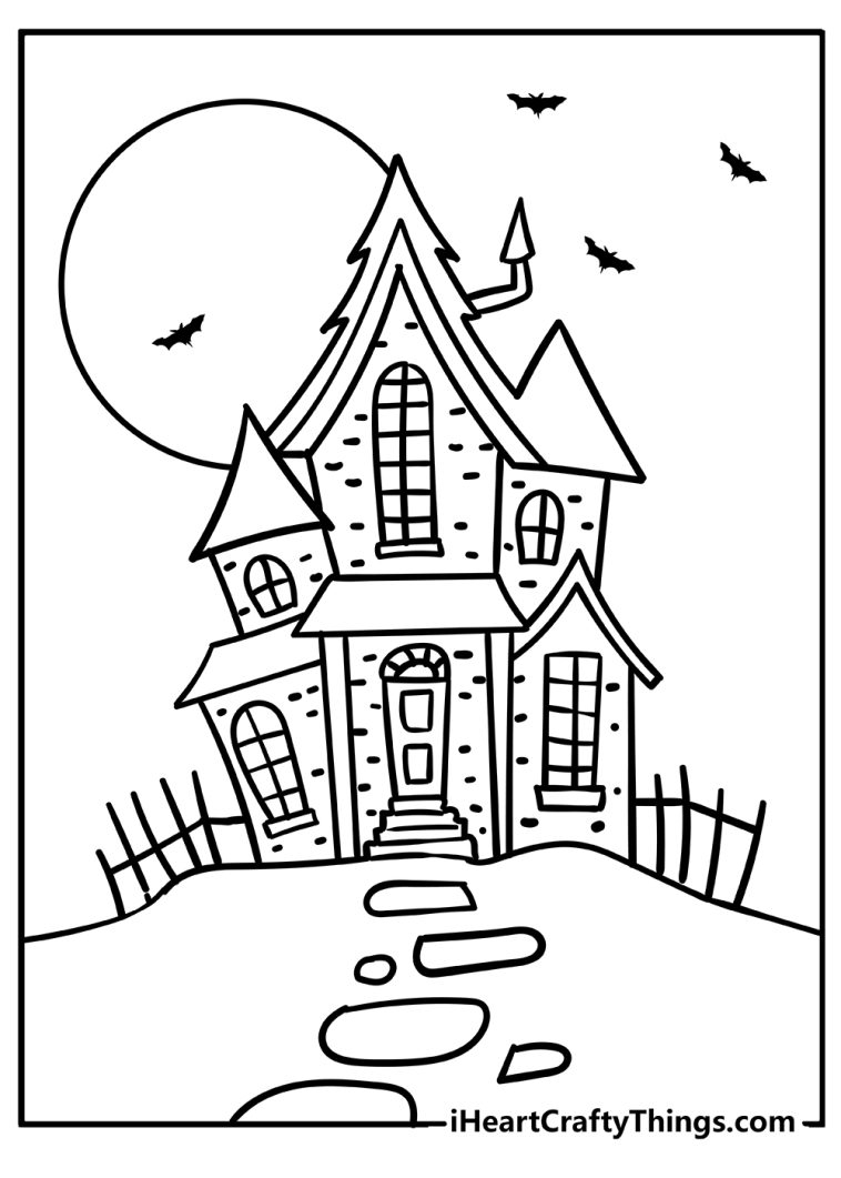 Printable Haunted House Coloring Pages Updated 2023 Top 25 Freely Printable Haunted House Coloring Pages Updated 2023 Top 25 Freely