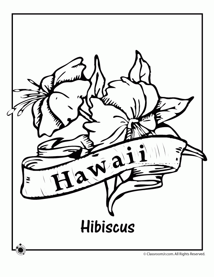 Hawaiian Printable Coloring Pages Hawaiian Printable Coloring Pages