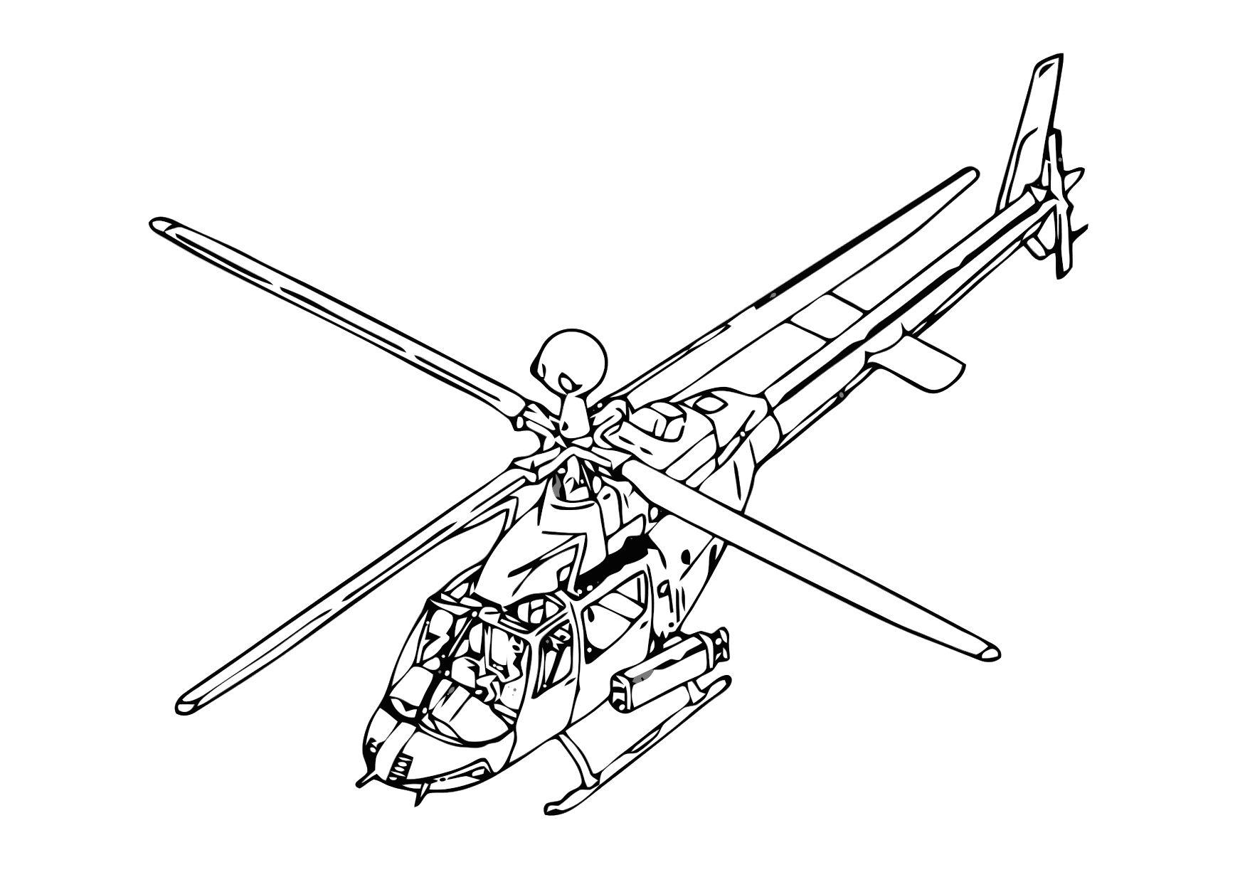 Printable Helicopter Coloring Pages Printable Helicopter Coloring Pages