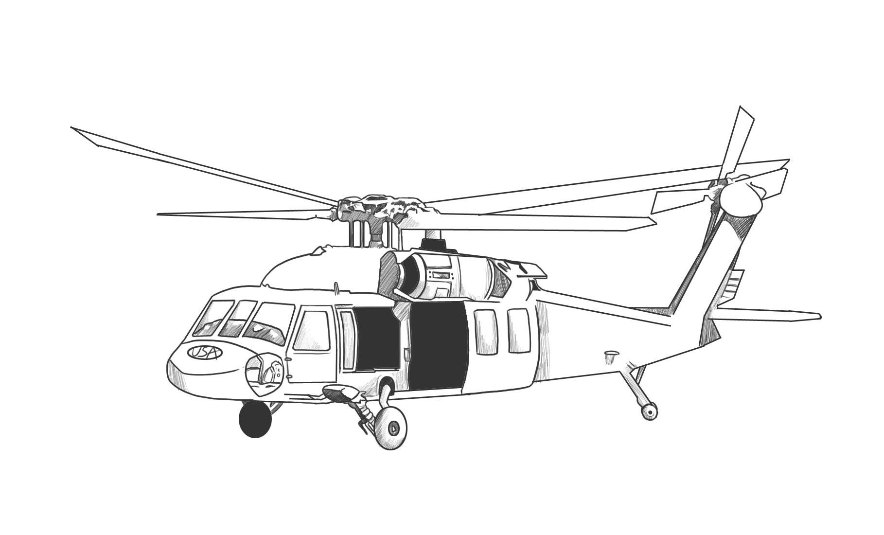 Printable Helicopter Coloring Pages Printable Helicopter Coloring Pages