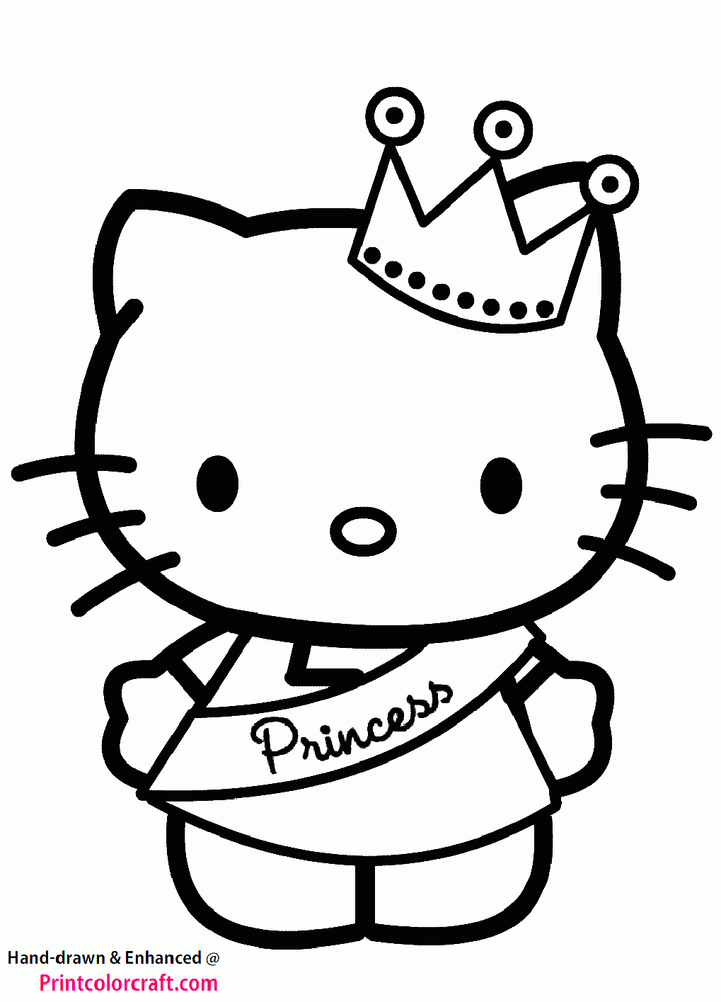 Printable Hello Kitty Coloring Pages Cute And Easy Print Color Craft Printable Hello Kitty Coloring Pages Cute And Easy Print Color Craft