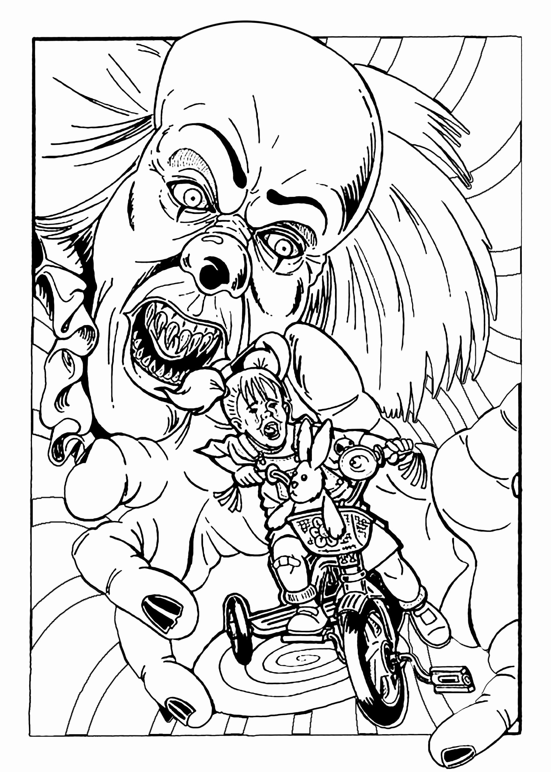 Printable Horror Movie Coloring Pages Printable Horror Movie Coloring Pages