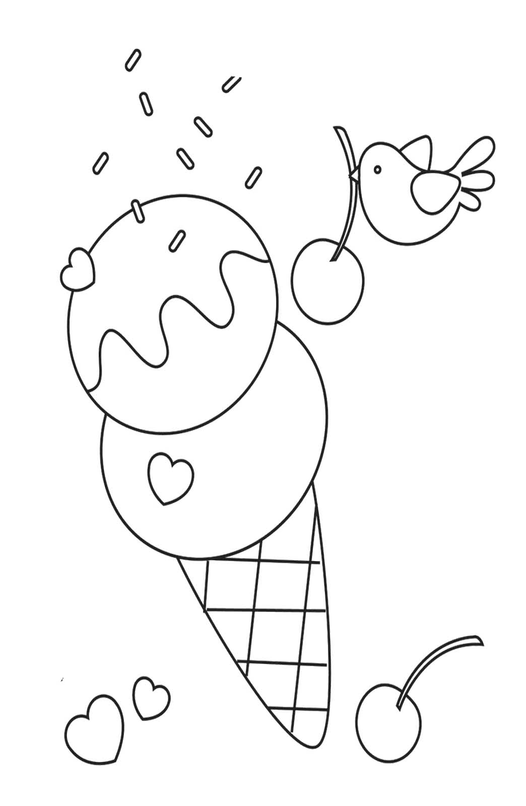 Printable Ice Cream Coloring Pages Printable World Holiday