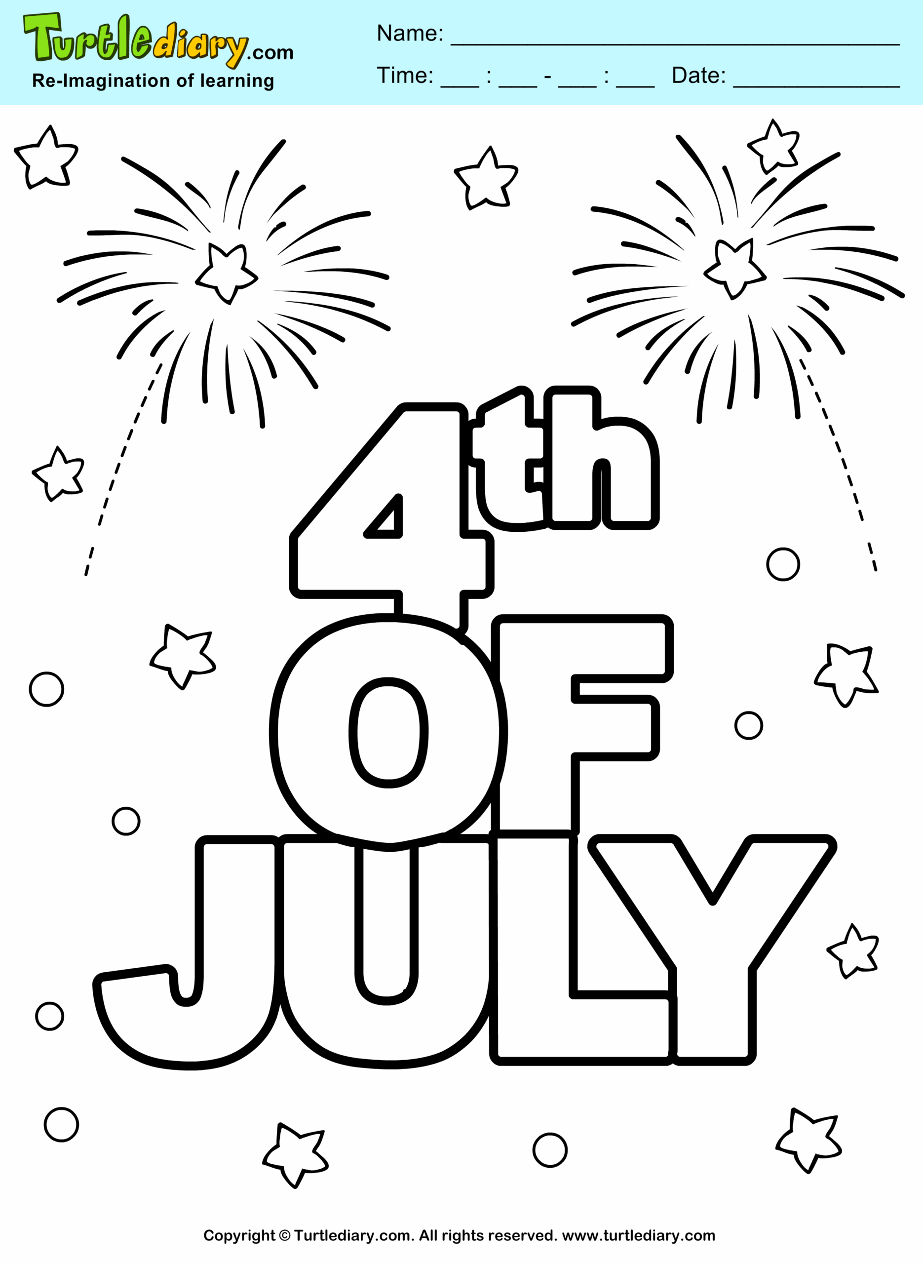 Printable July 4th Coloring Pages Vrogue Co