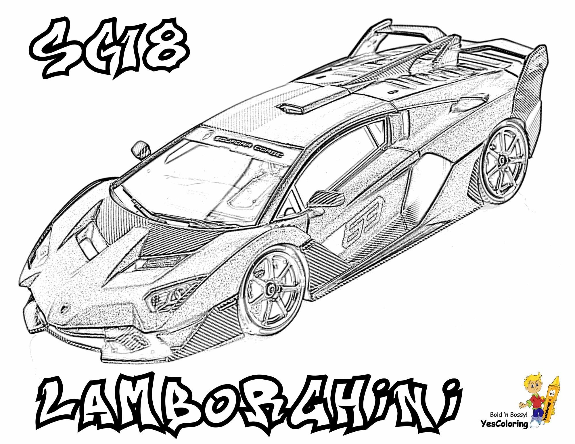 Printable Lamborghini Coloring Pages Prntbl Concejomunicipaldechinu