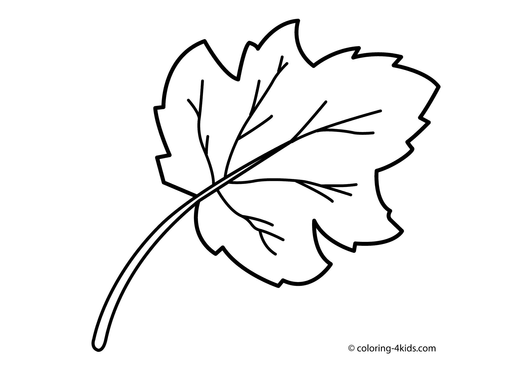 Printable Leaf Coloring Pages Vrogue Co