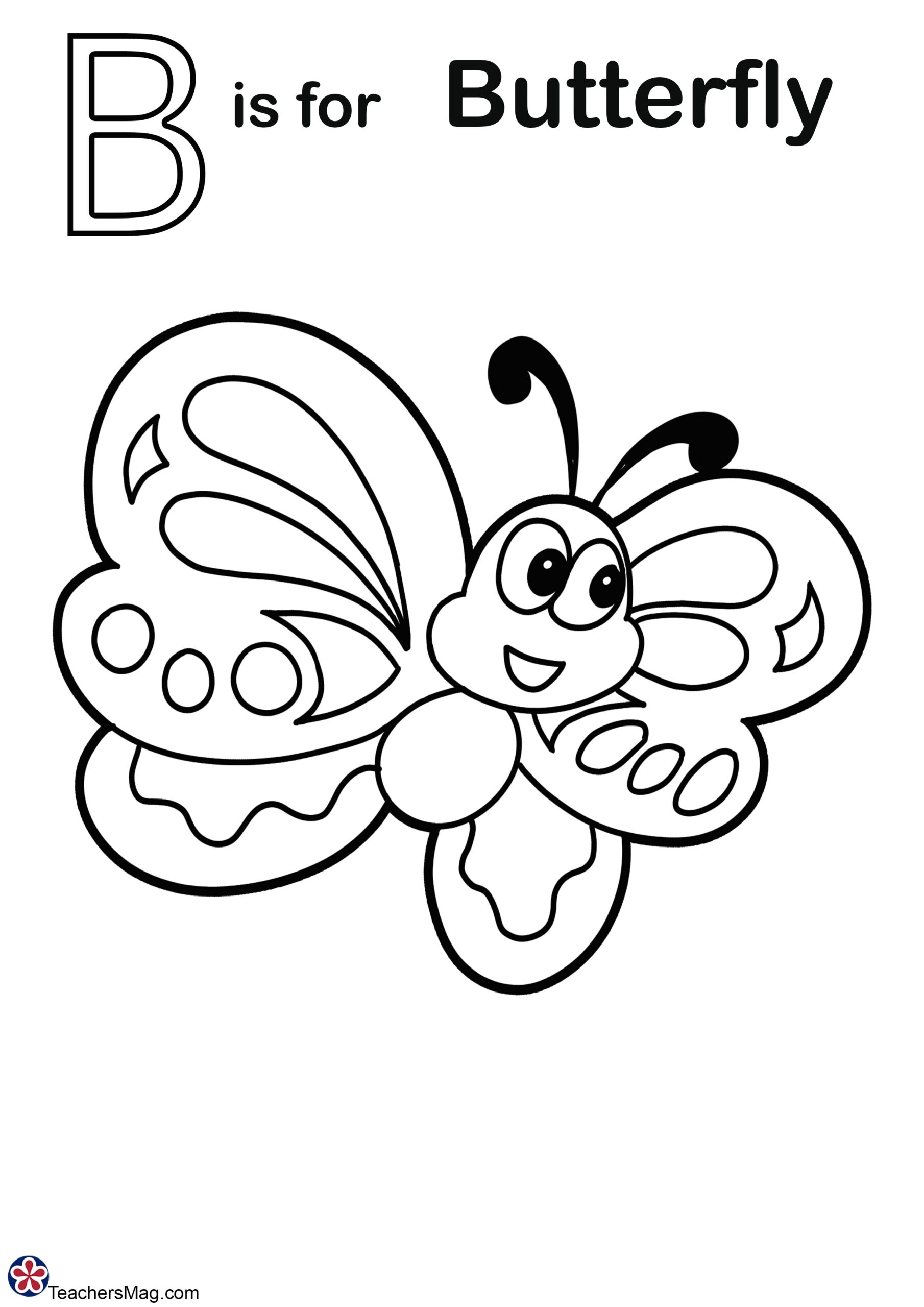 Letter B Coloring Pages Printable Letter B Coloring Pages Printable