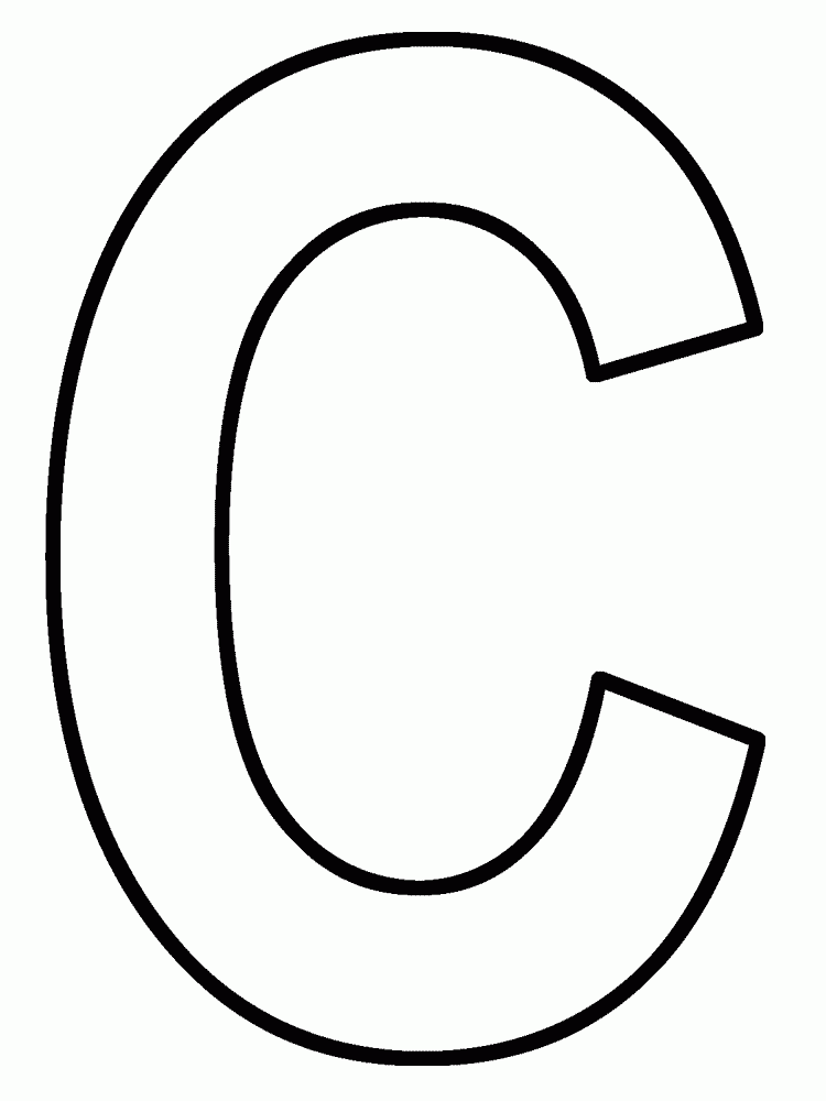 Letter C Coloring Pages Printable Letter C Coloring Pages Printable