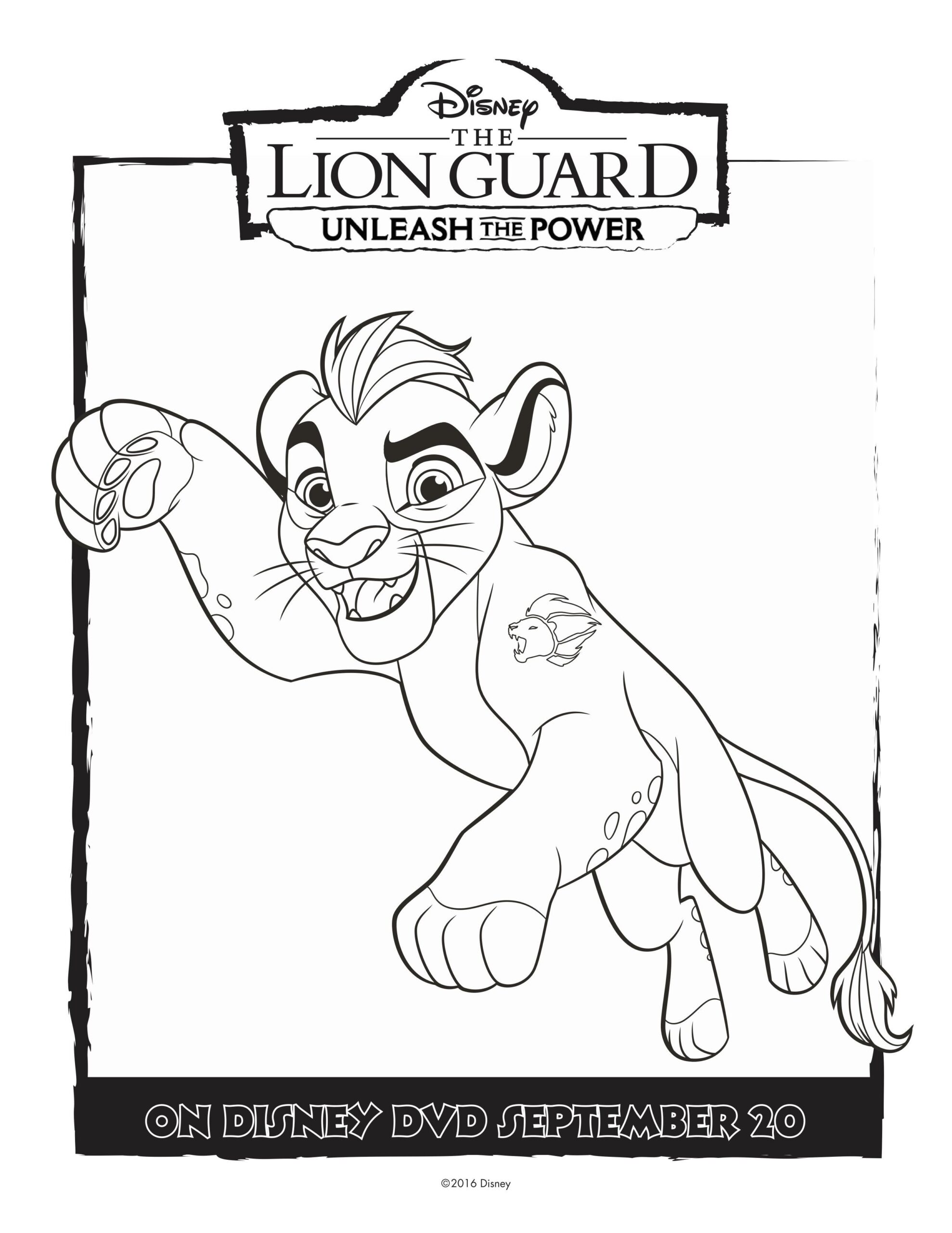 Printable Lion Guard Coloring Pages