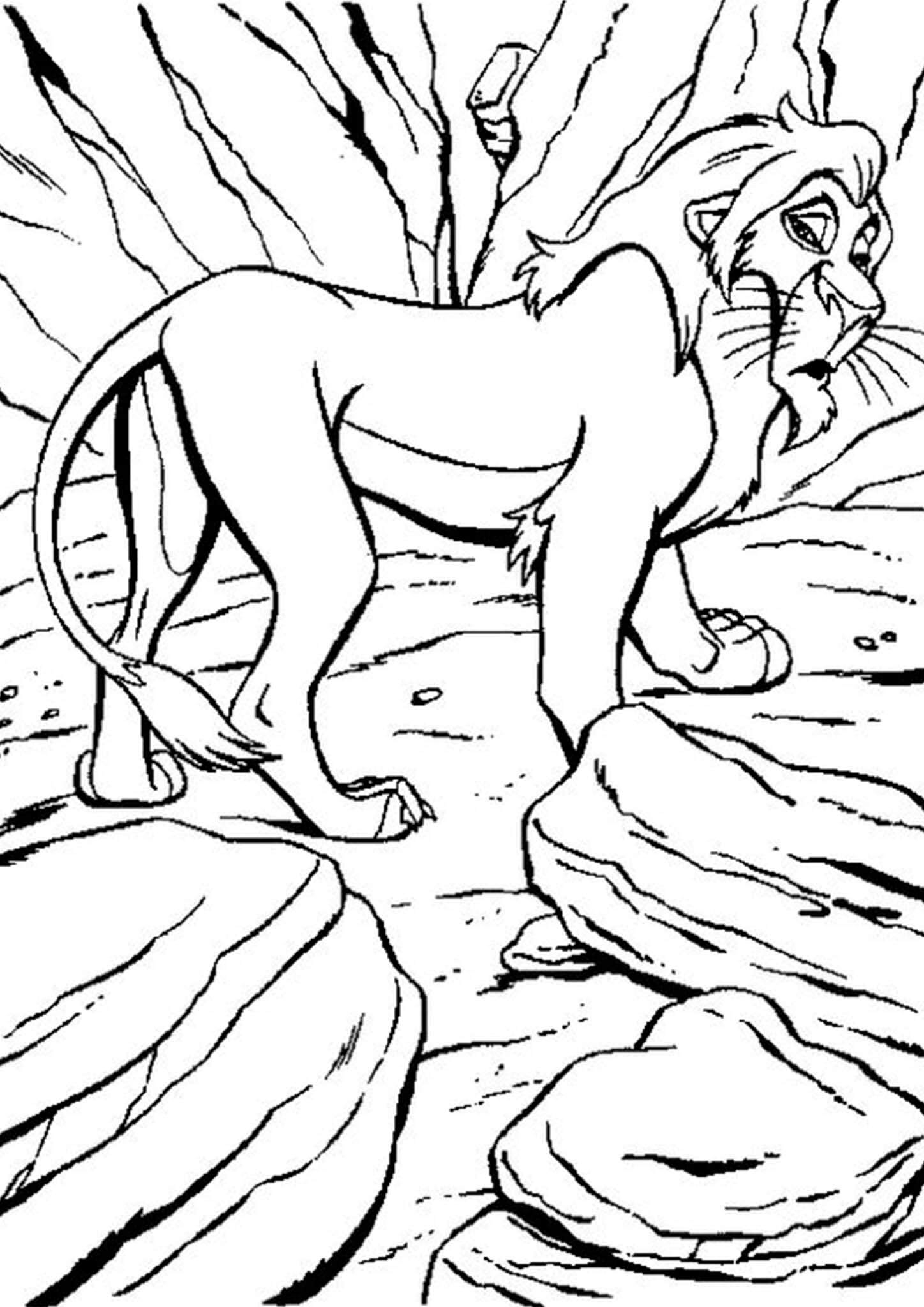 Printable Lion King Coloring Pages Printable Lion King Coloring Pages