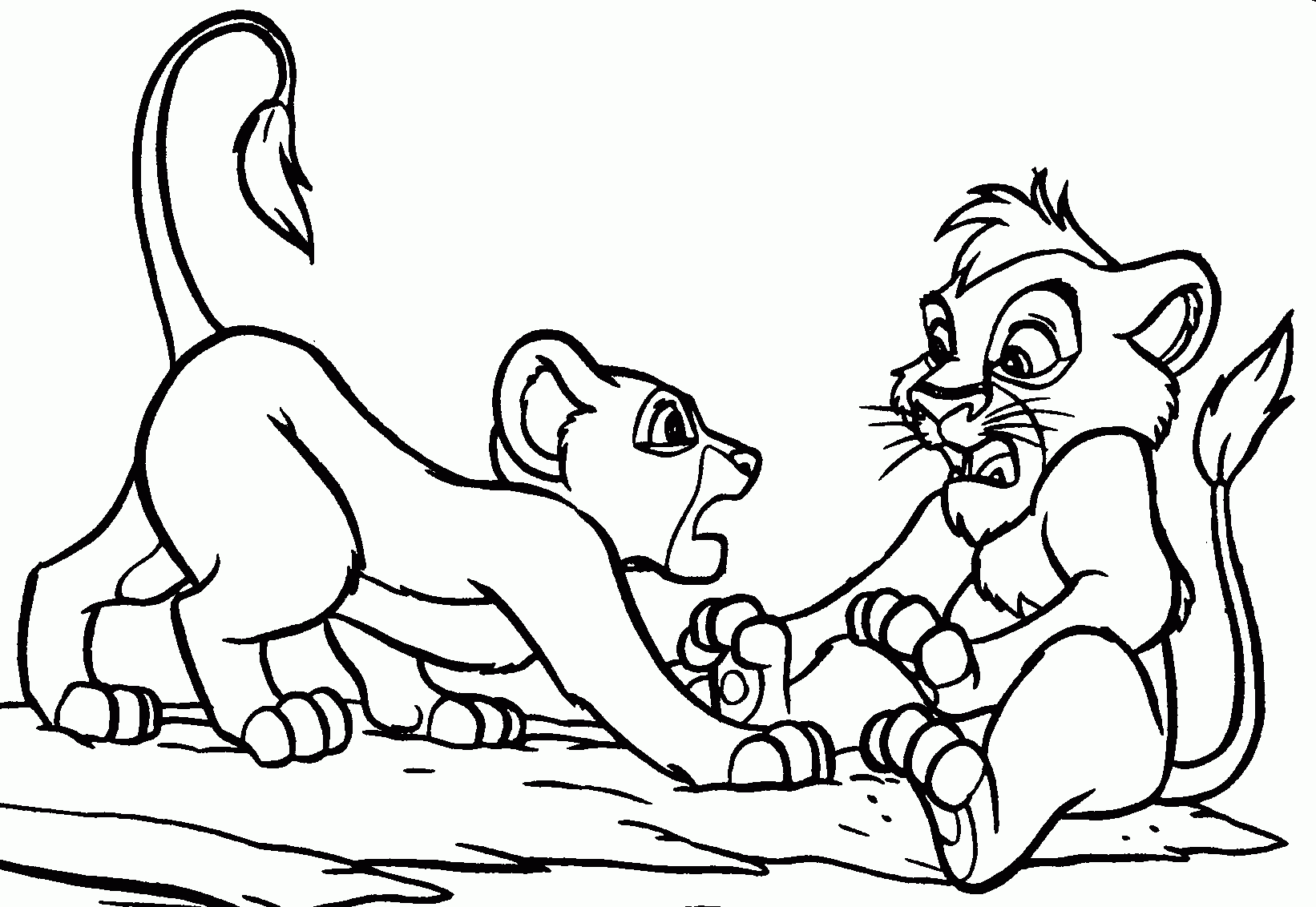 Free Printable Lion King Coloring Pages Free Printable Lion King Coloring Pages