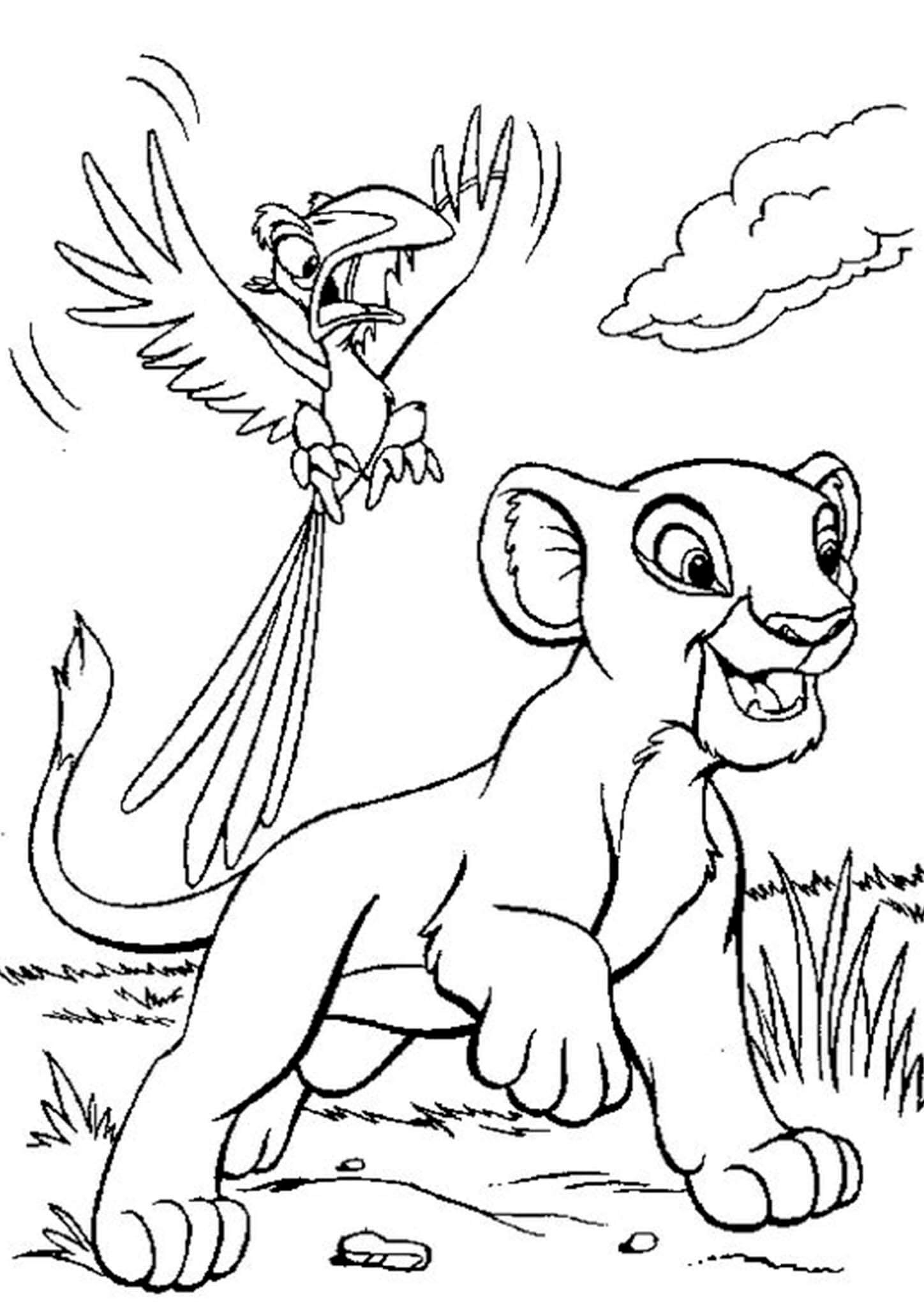 Printable Lion King Coloring Pages Printable Lion King Coloring Pages