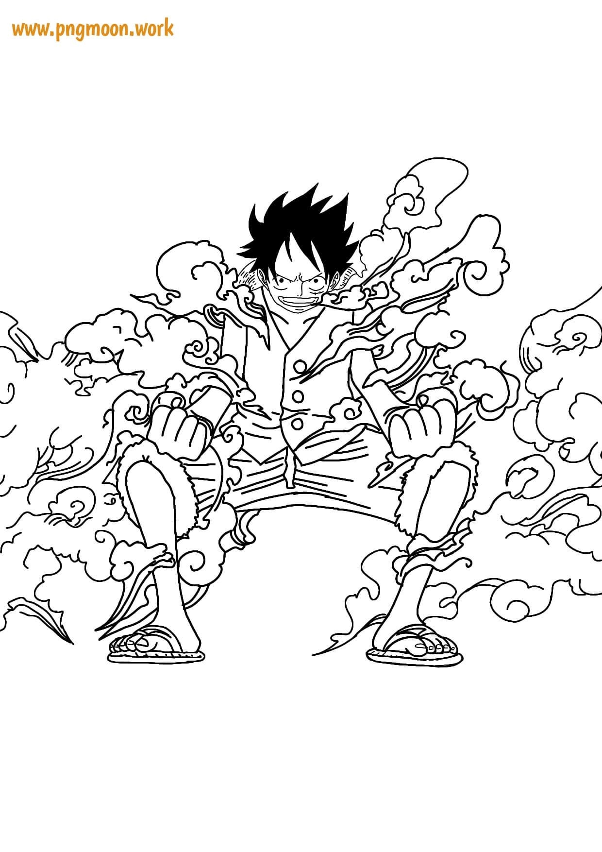 Printable Luffy One Piece Coloring Pages Printable New Year Banners Printable Luffy One Piece Coloring Pages Printable New Year Banners