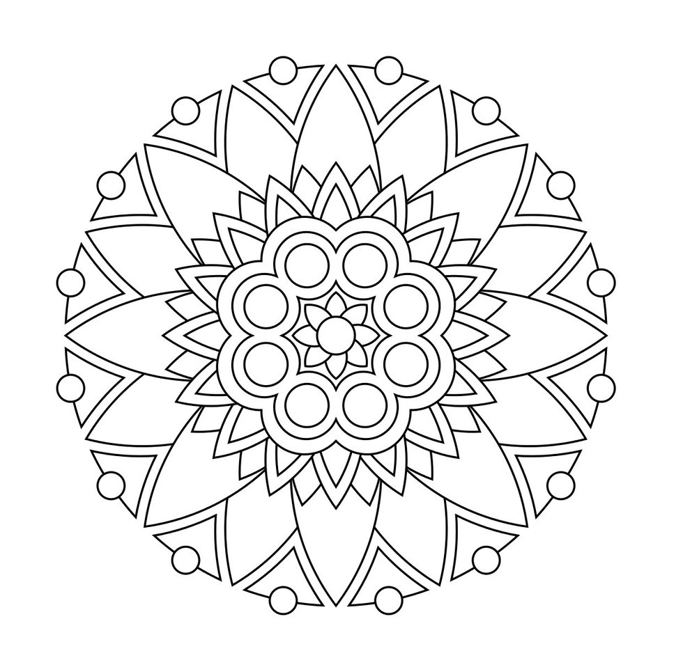 Printable Mandala Practice Sheets Printable Mandala Practice Sheets