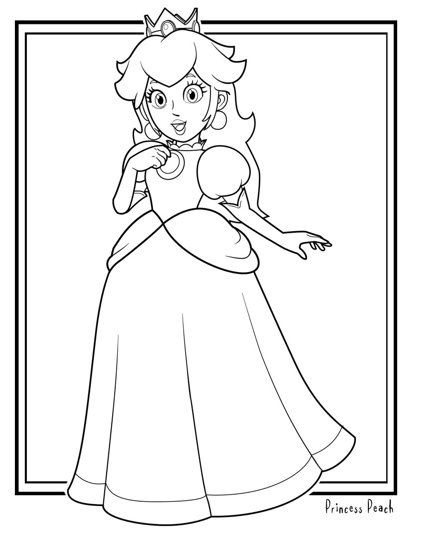 Printable Mario Coloring Pages Feisty Frugal Fabulous Printable Mario Coloring Pages Feisty Frugal Fabulous