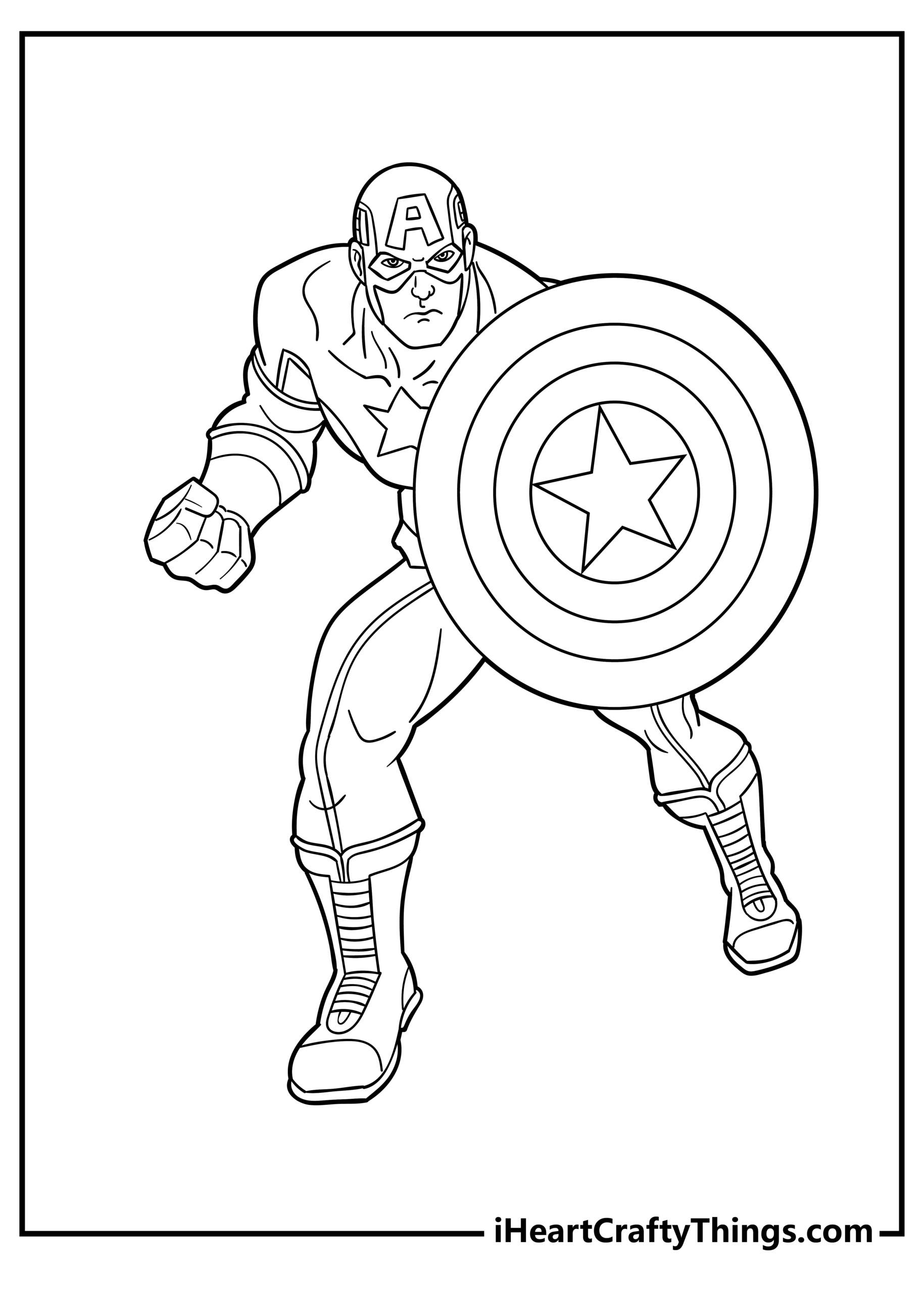 Printable Marvel Coloring Sheets