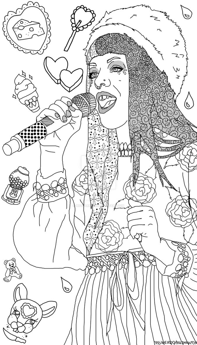 Printable Melanie Martinez Coloring Book Pages Printable Melanie Martinez Coloring Book Pages
