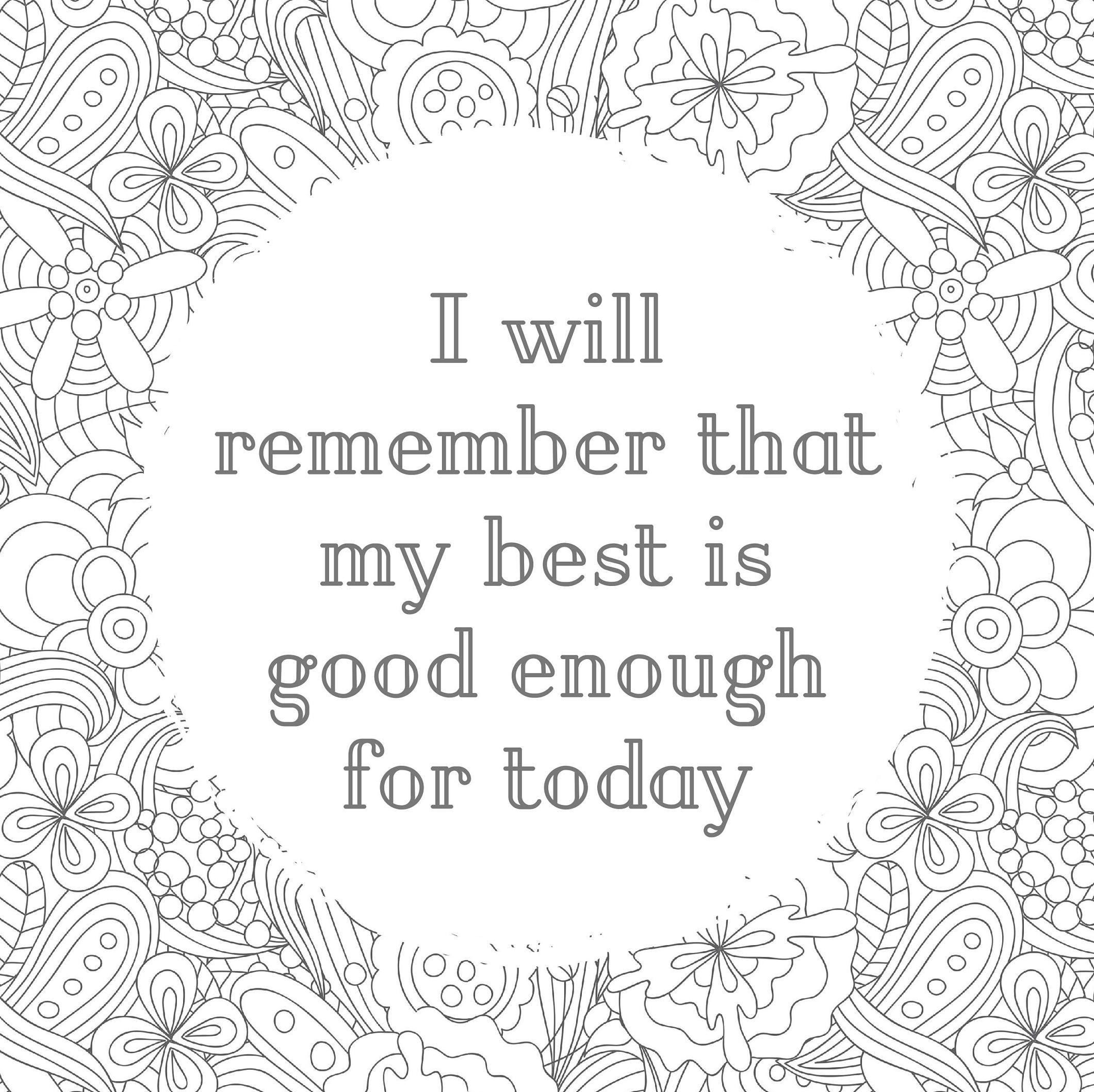 Printable Mental Health Coloring Pages Printable Mental Health Coloring Pages