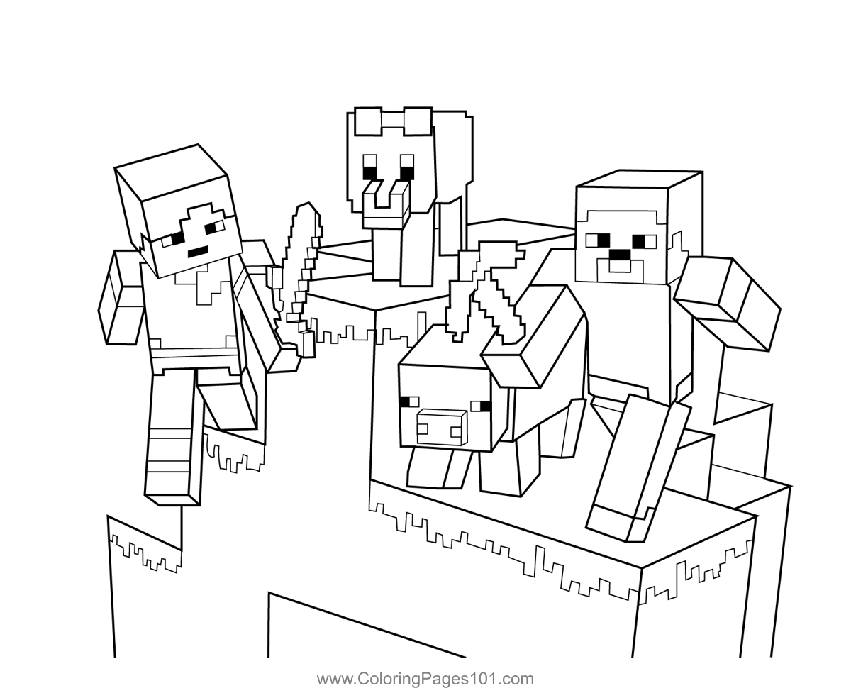 Printable Minecraft Coloring Pages Printable Minecraft Coloring Pages