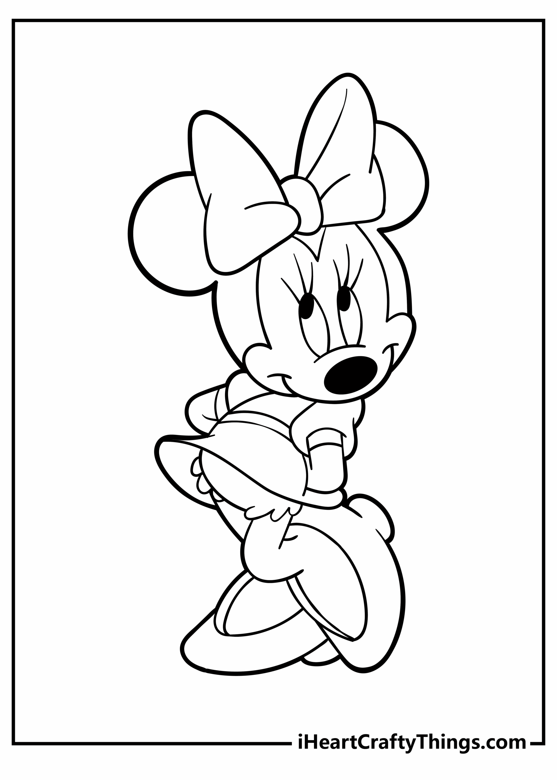 Printable Minnie Mouse Coloring Pages Printable Minnie Mouse Coloring Pages