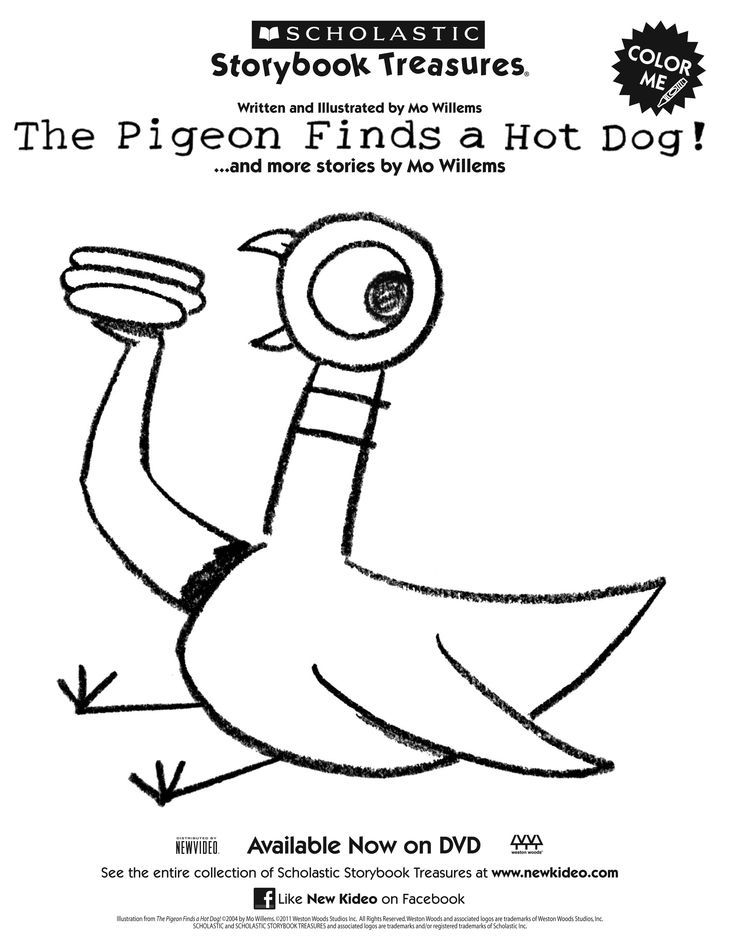 Printable Mo Willems Pigeon Coloring Pages Free Printable Mo Willems Pigeon Coloring Pages Free