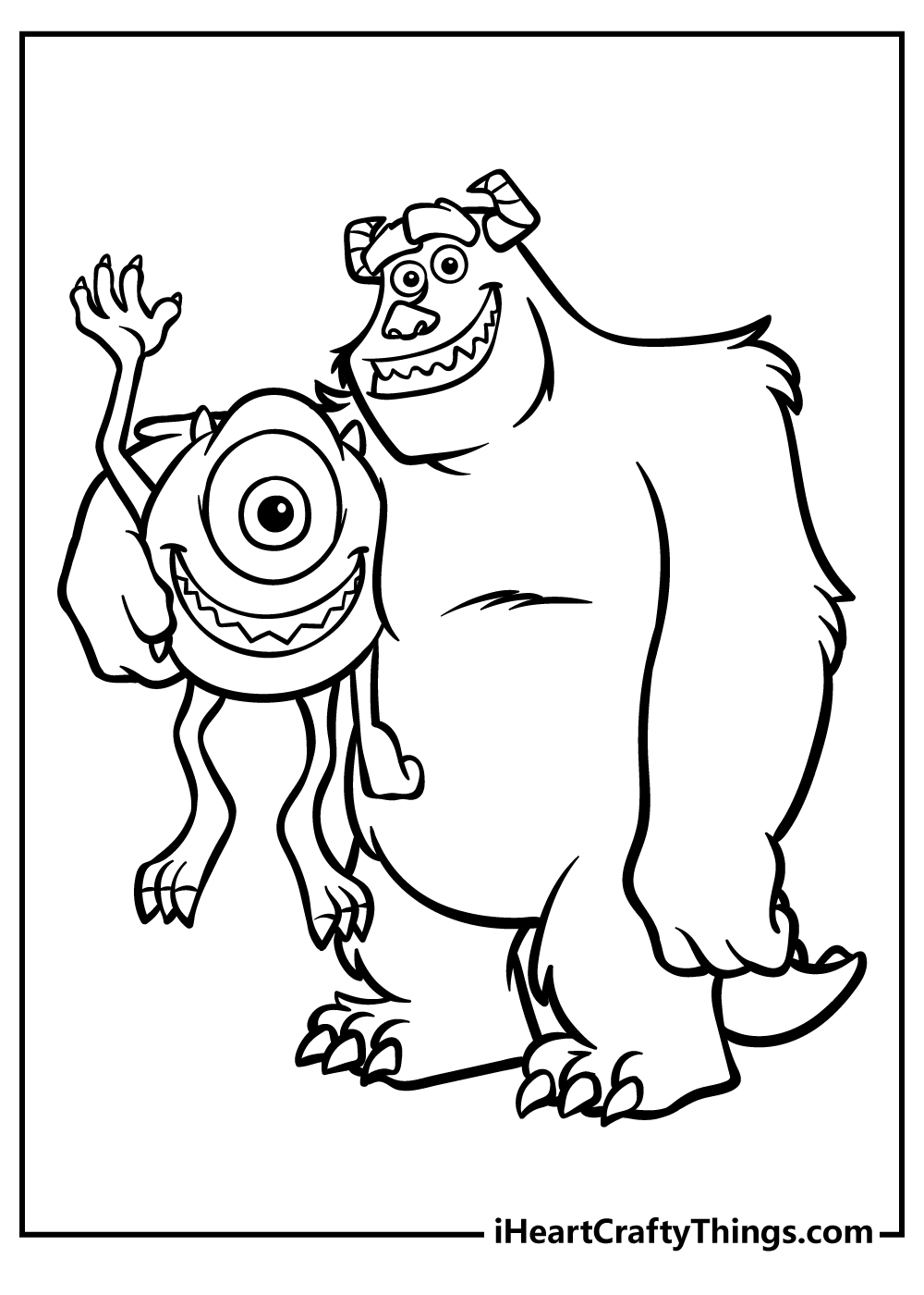 Printable Monsters Inc Coloring Pages Printable Monsters Inc Coloring Pages