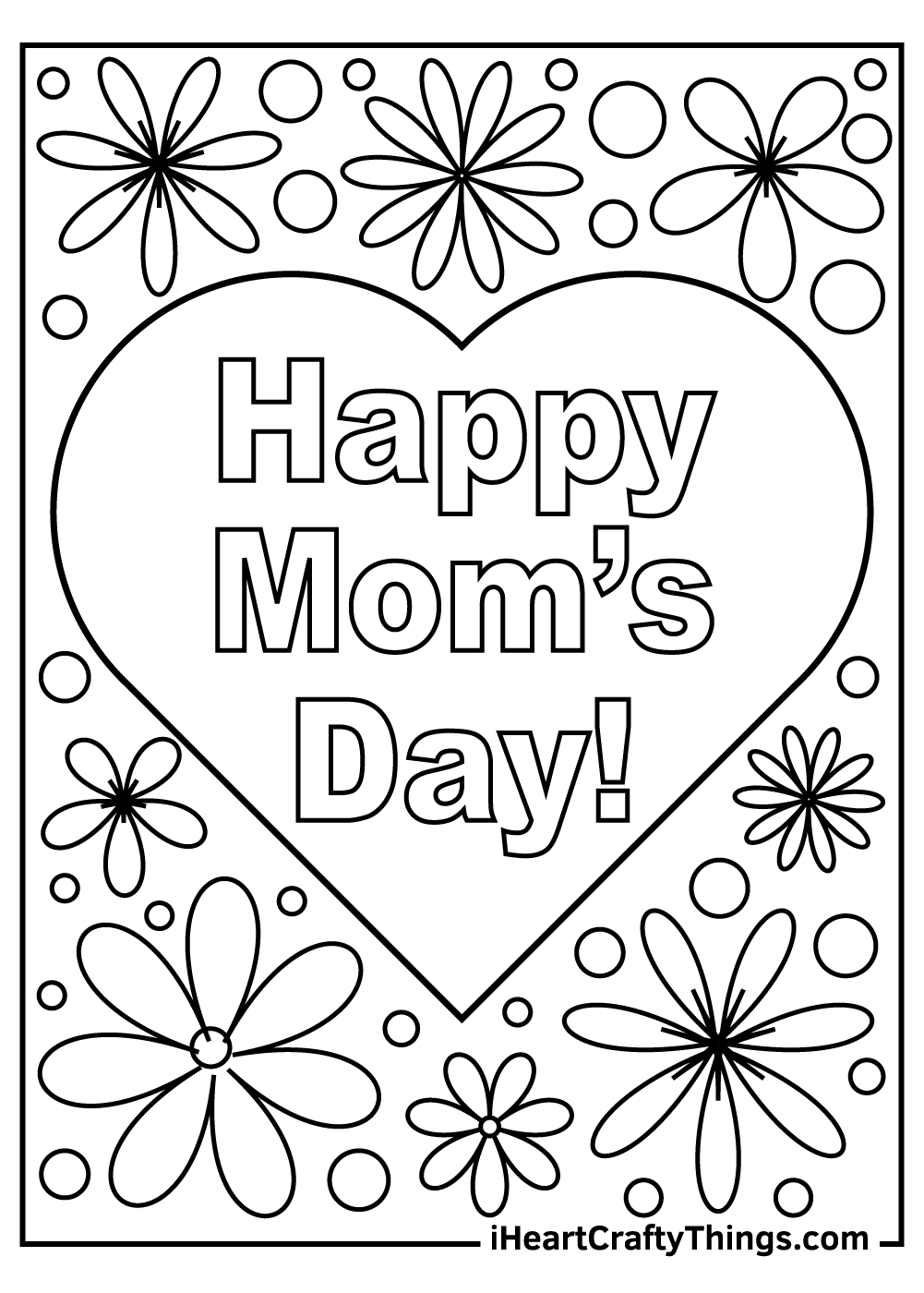 Printable Mother S Day Coloring Pages Printable Mother S Day Coloring Pages