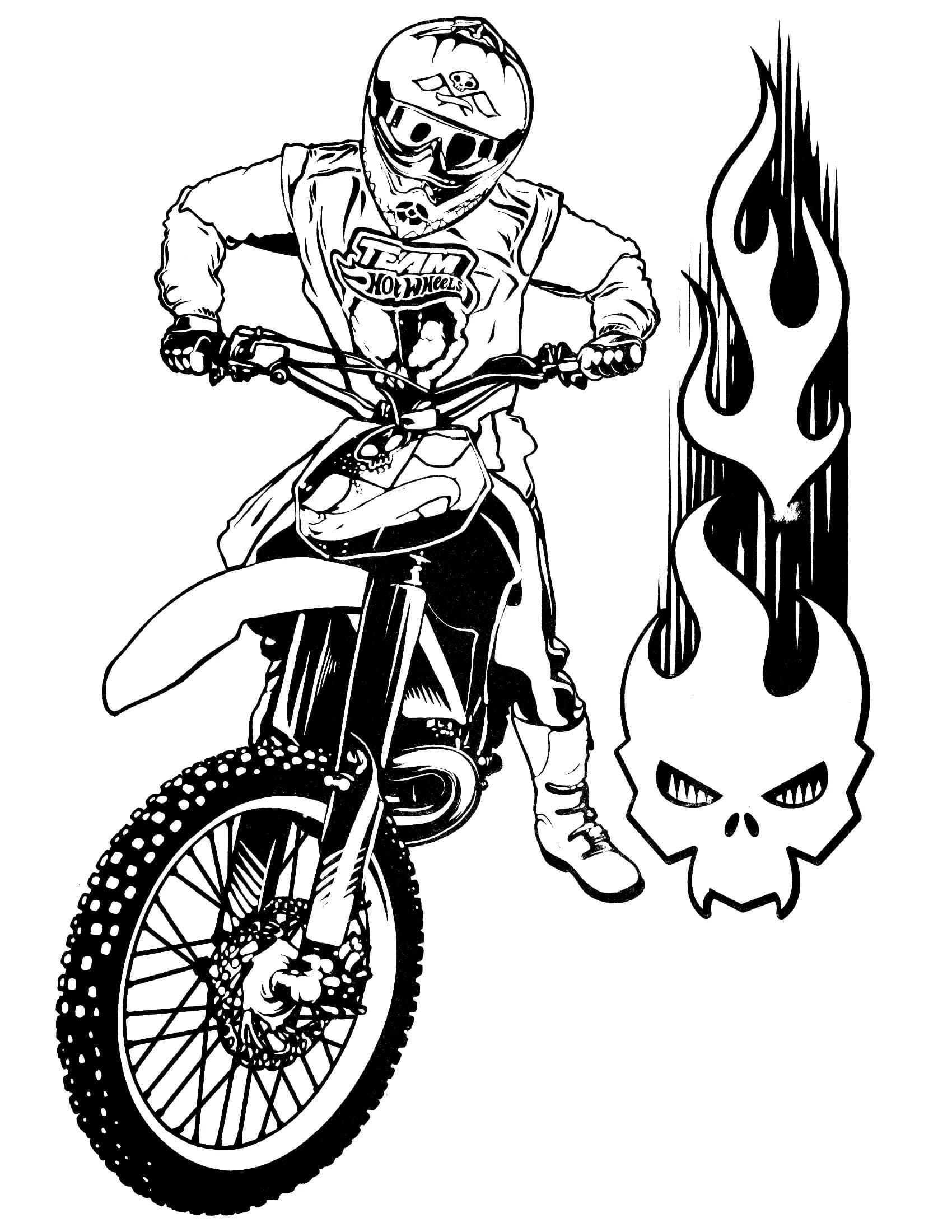 Printable Motorcycle Coloring Pages Printable Motorcycle Coloring Pages