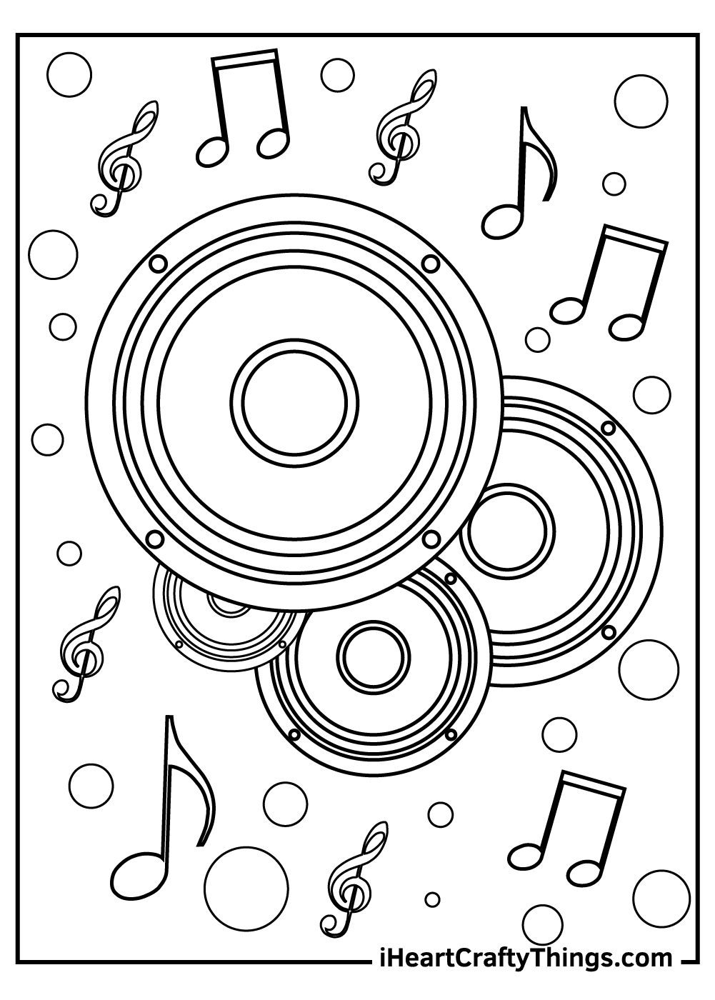 Printable Music Coloring Pages Printable Music Coloring Pages