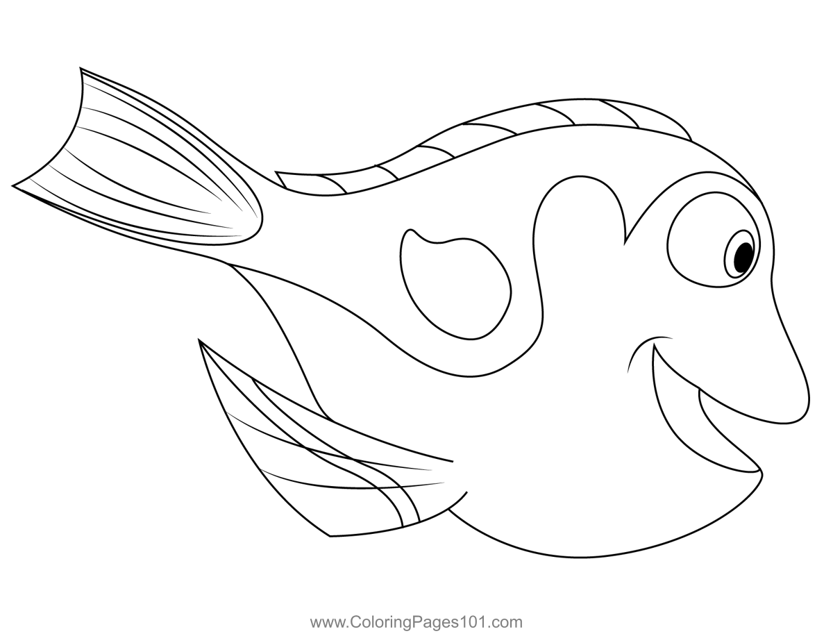 Printable Nemo Coloring Pages Printable Nemo Coloring Pages