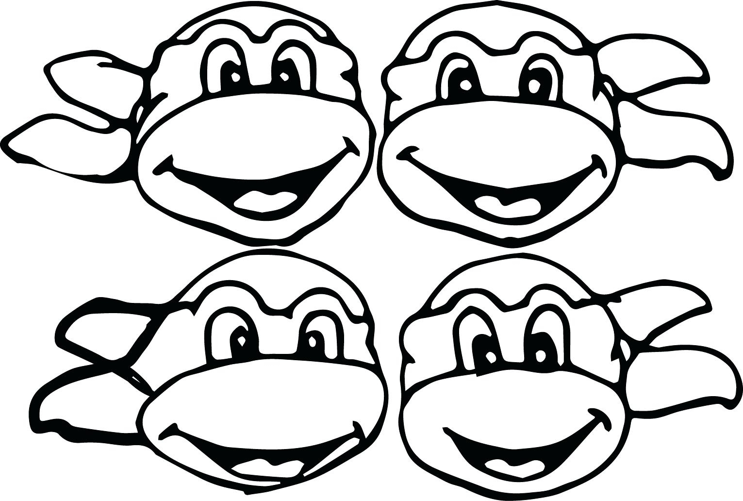 Printable Ninja Turtle Coloring Pages
