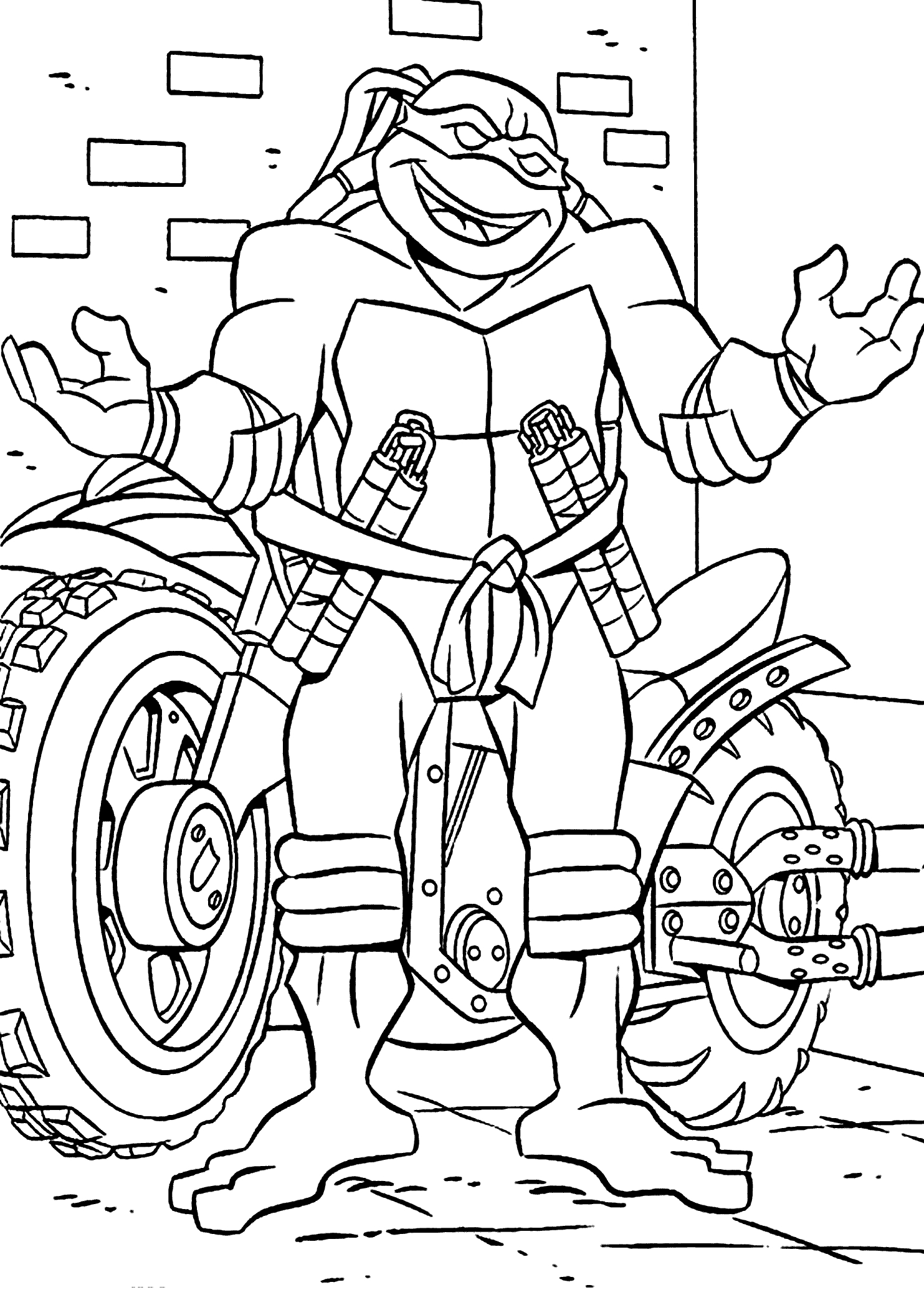 Teenage Mutant Ninja Turtles Printable Coloring Pages Teenage Mutant Ninja Turtles Printable Coloring Pages