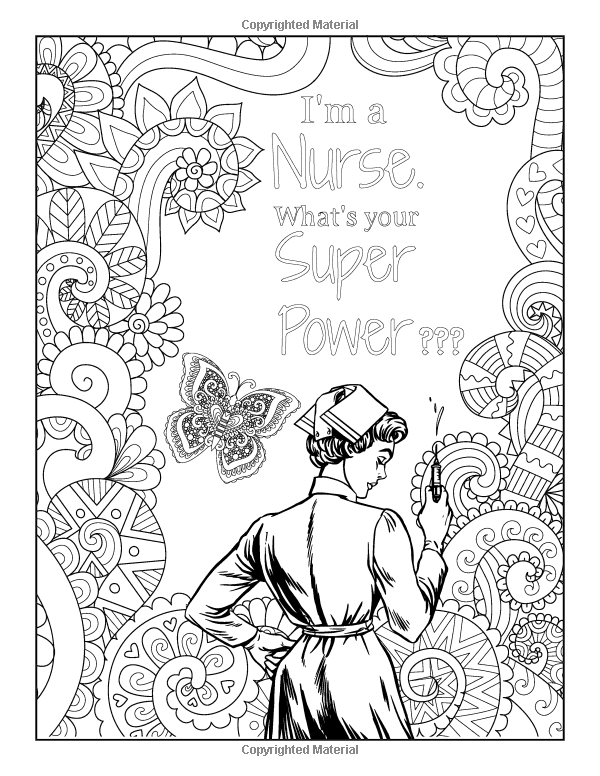 Printable Nurse Coloring Pages Printable Word Searches