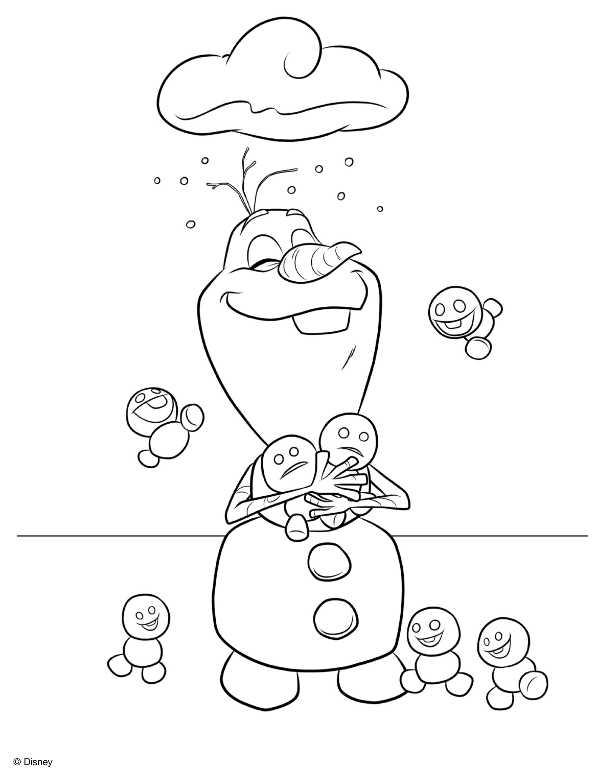 Printable Olaf Coloring Pages Printable Templates