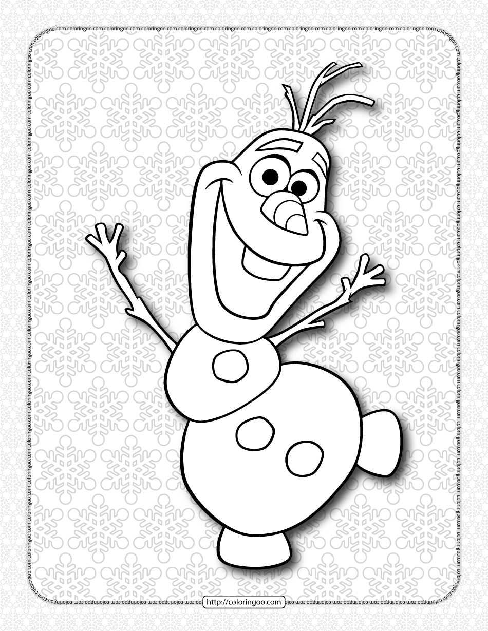Printable Olaf Coloring Pages Prntbl Concejomunicipaldechinu Gov Co