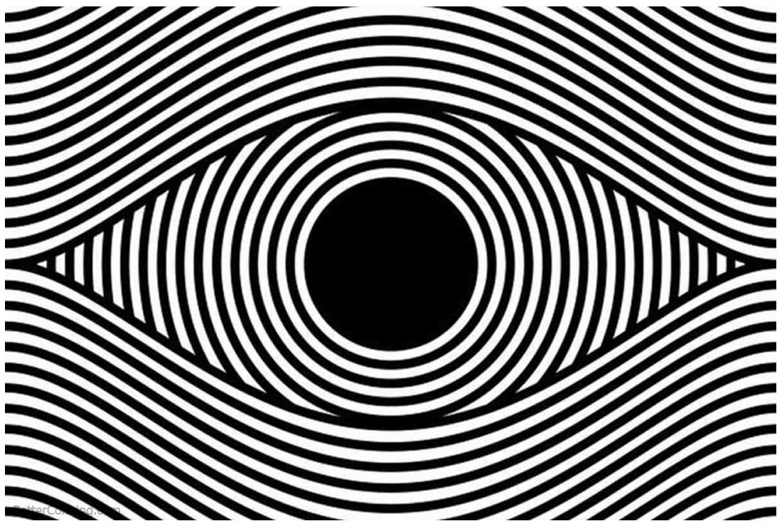 Printable Optical Illusion Coloring Pages Printable Optical Illusion Coloring Pages