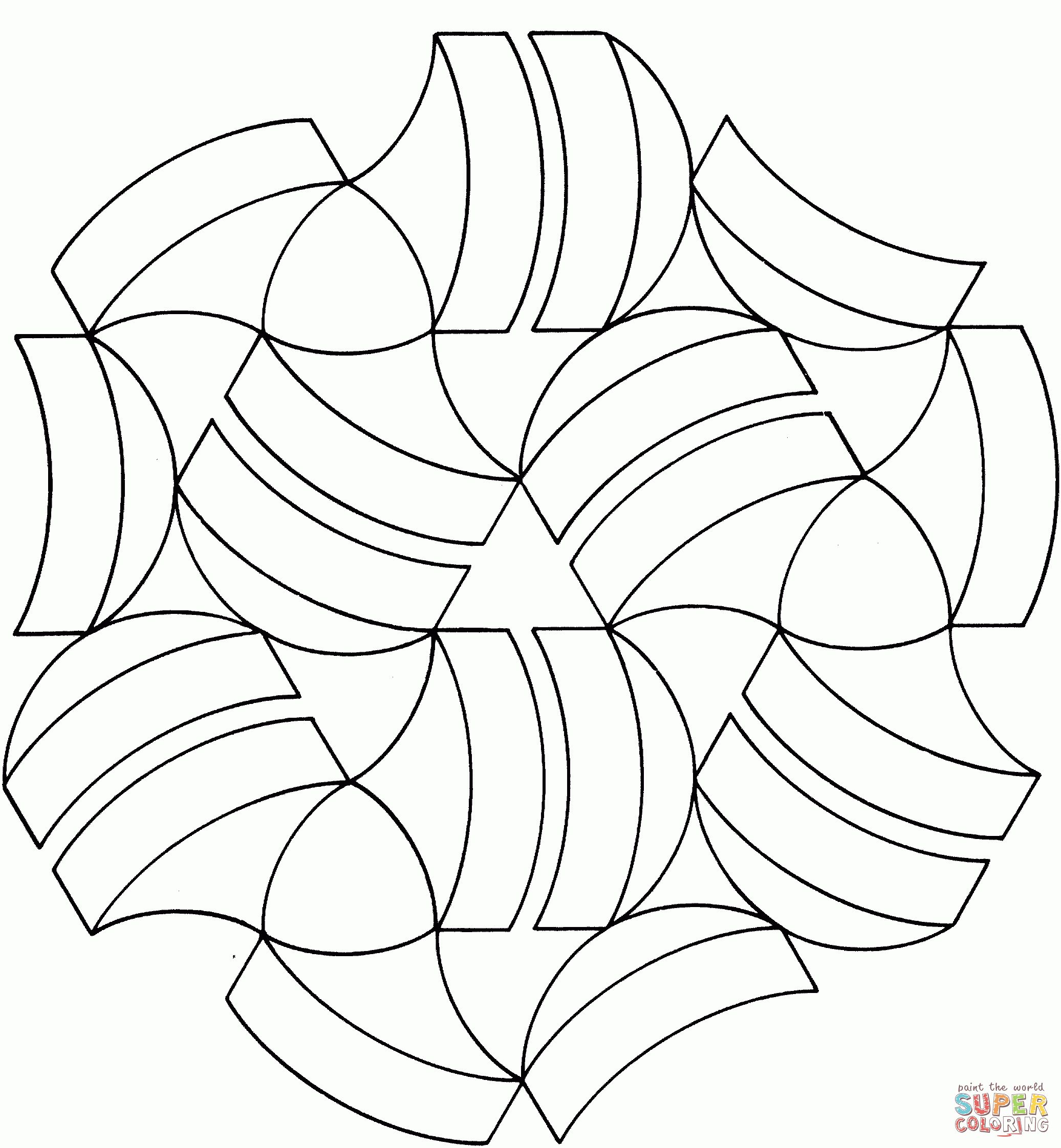 Printable Optical Illusion Coloring Pages Printable Optical Illusion Coloring Pages