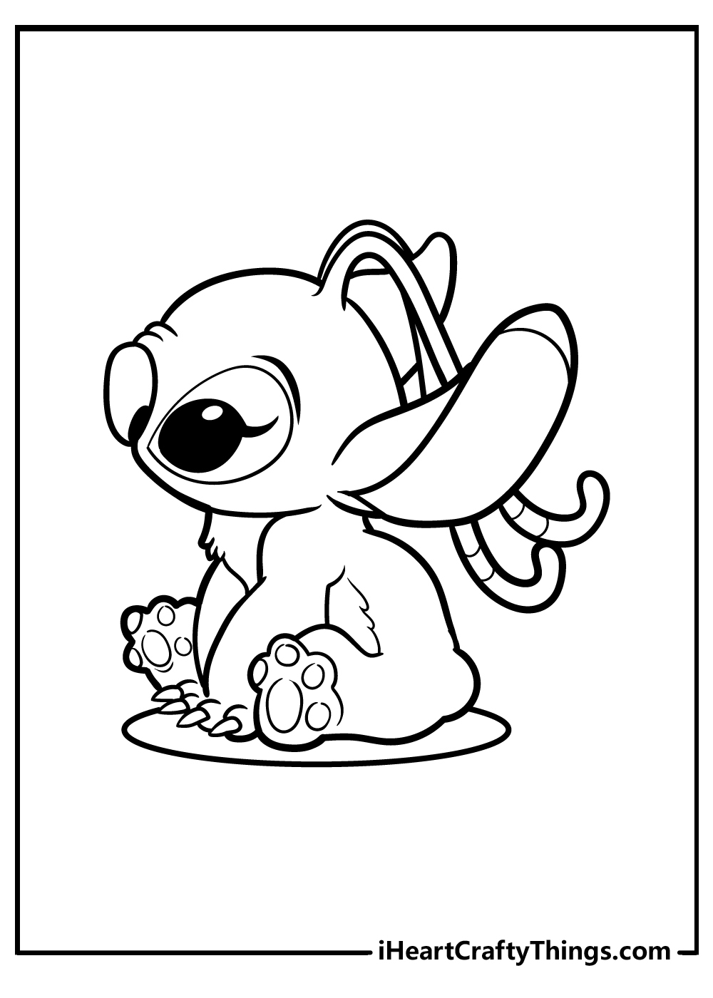 Printable Stitch Christmas Coloring Pages Printable Stitch Christmas Coloring Pages
