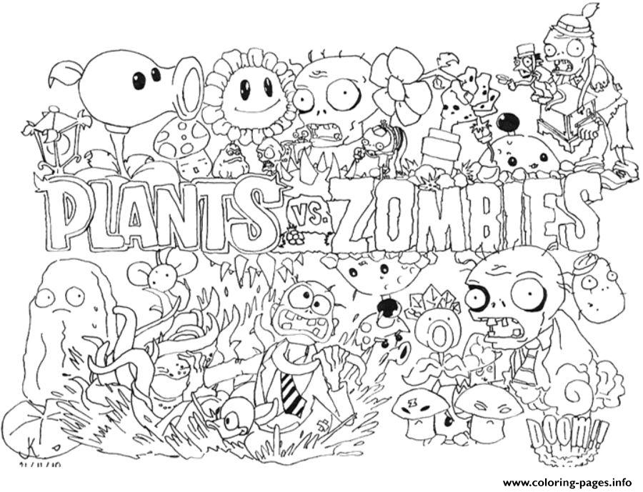 Printable Plants Vs Zombies 2 Coloring Pages Printable Plants Vs Zombies 2 Coloring Pages