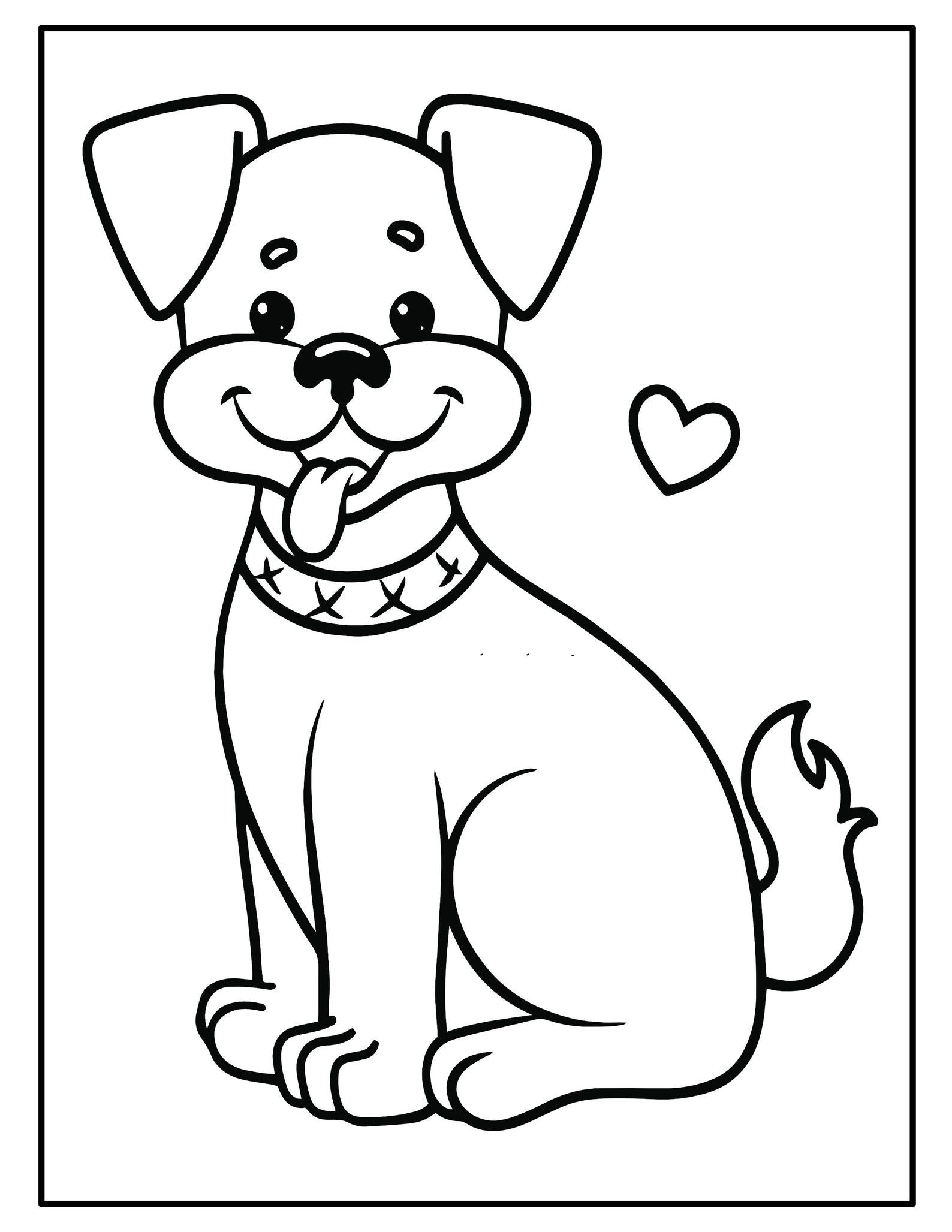 PRINTABLE Puppy Coloring Pages Kids Party Games Birthday Etsy Dog PRINTABLE Puppy Coloring Pages Kids Party Games Birthday Etsy Dog