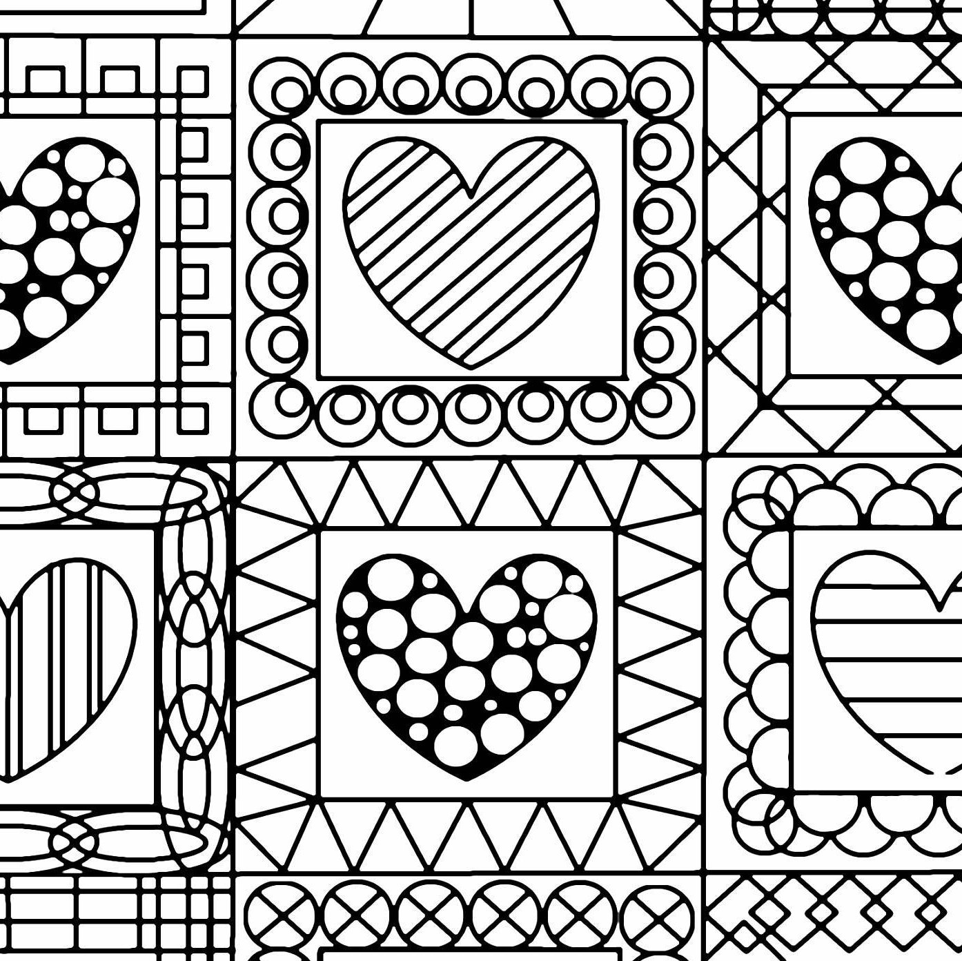 Printable Quilt Patterns Coloring Pages Printable Quilt Patterns Coloring Pages