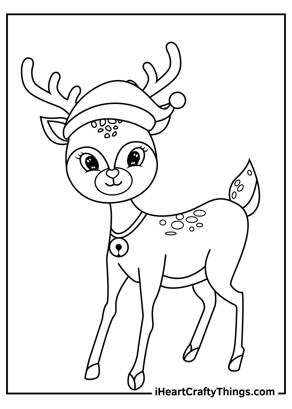 Printable Santa Claus And Reindeer Coloring Pages Printable Santa Claus And Reindeer Coloring Pages