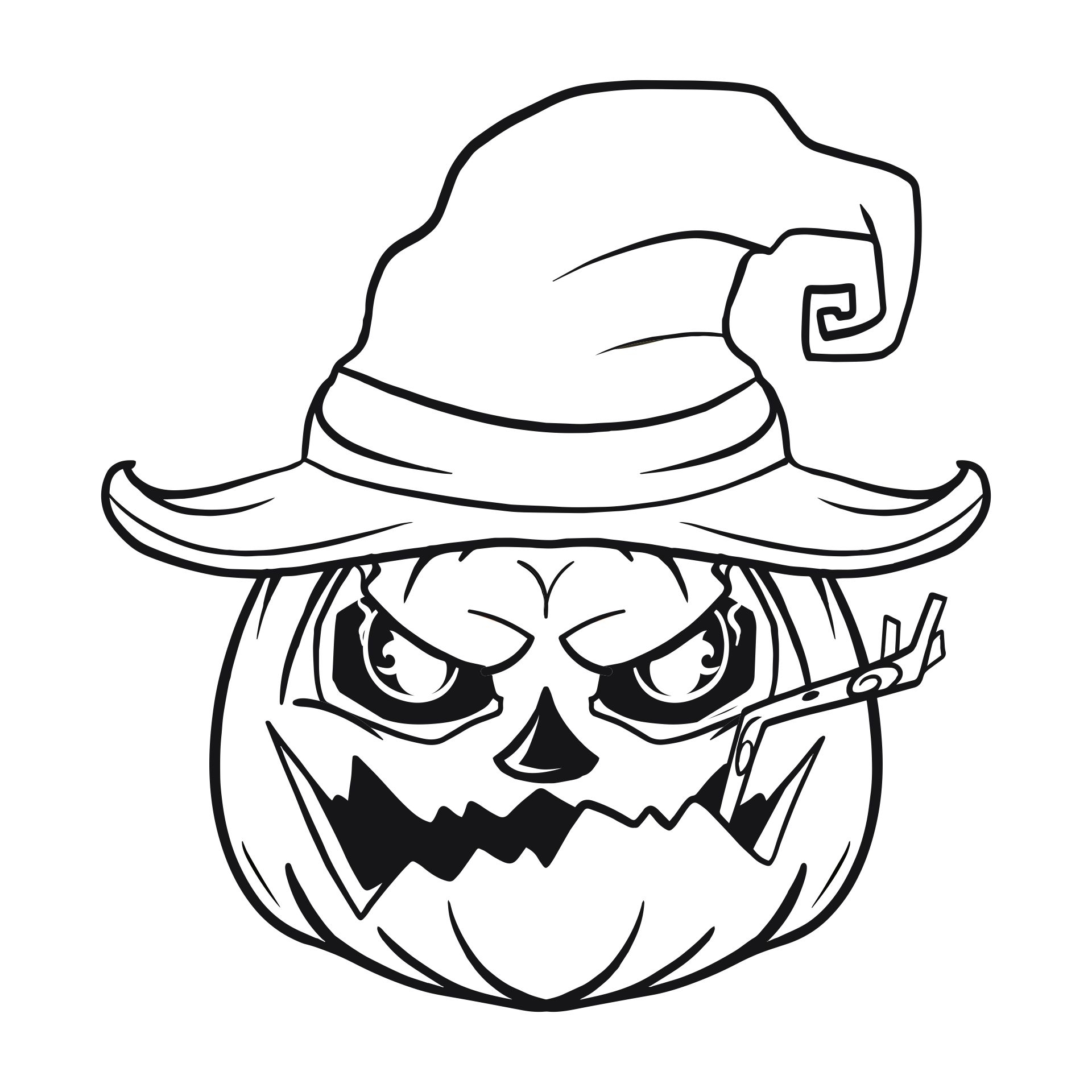 Scary Coloring Pages Printable