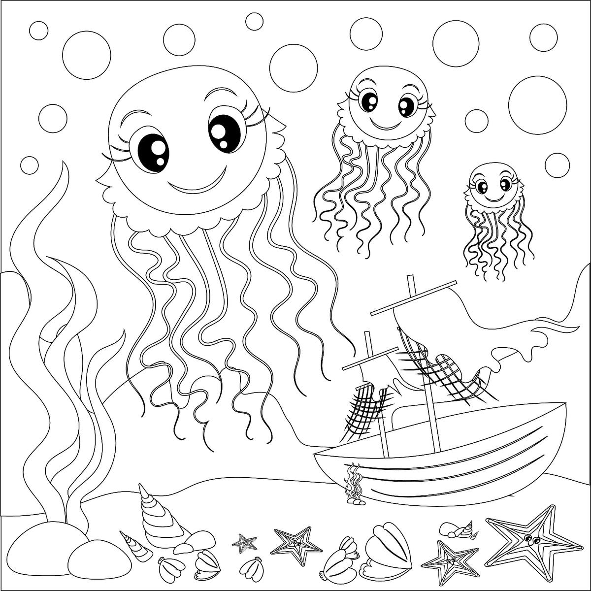 Printable Sea Creatures Coloring Pages Printable Computer Tools Printable Sea Creatures Coloring Pages Printable Computer Tools
