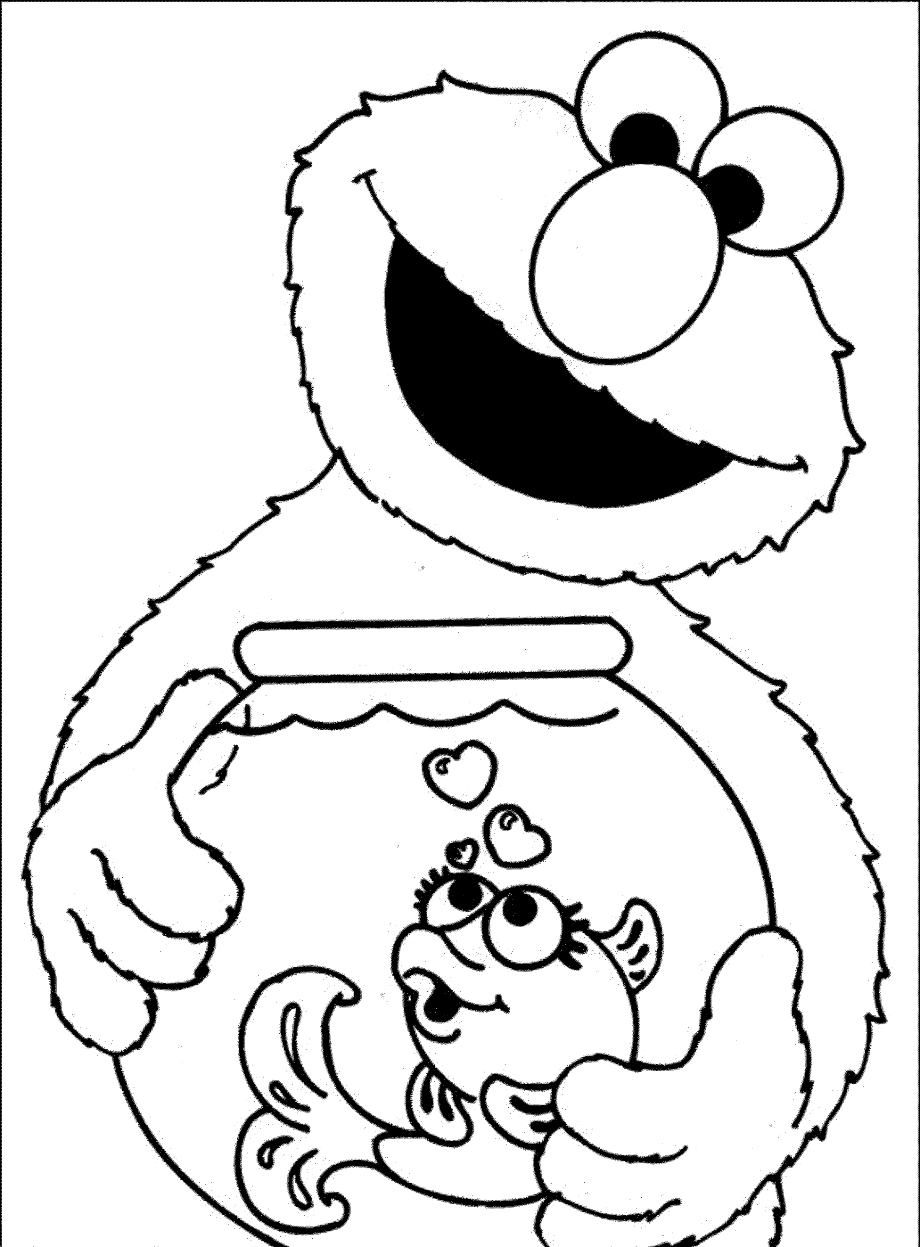 Sesame Street Printable Coloring Pages
