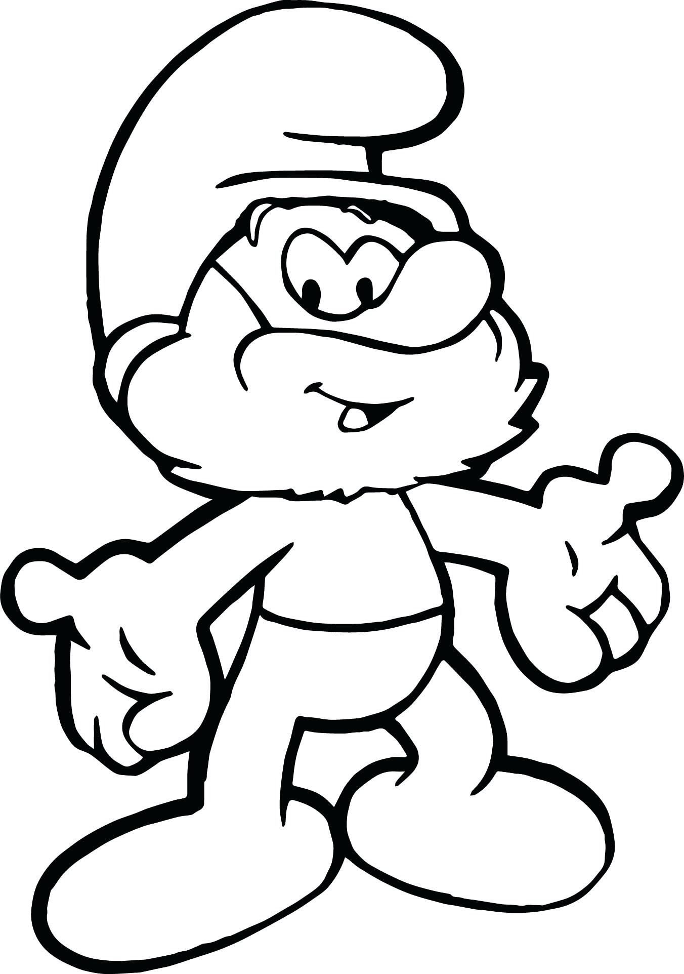 Printable Smurf Coloring Pages For Kids Coloring Pages Printable Smurf Coloring Pages For Kids Coloring Pages