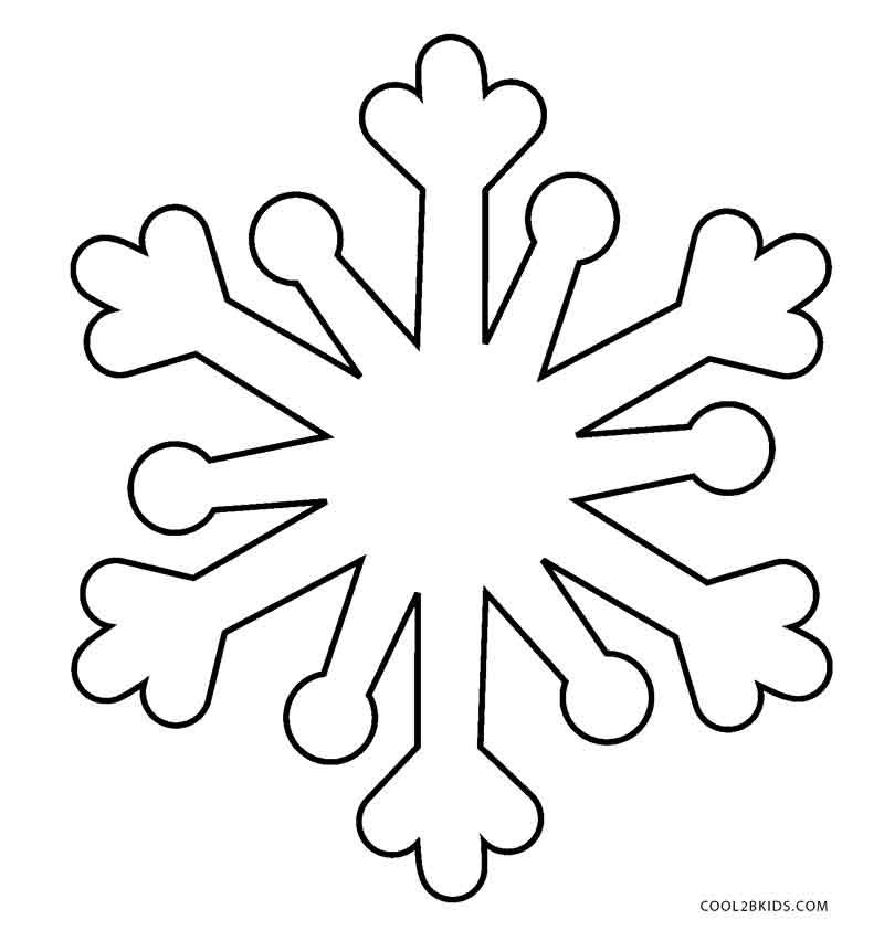 Printable Snowflake Coloring Pages For Kids Cool2bkids Snowflake